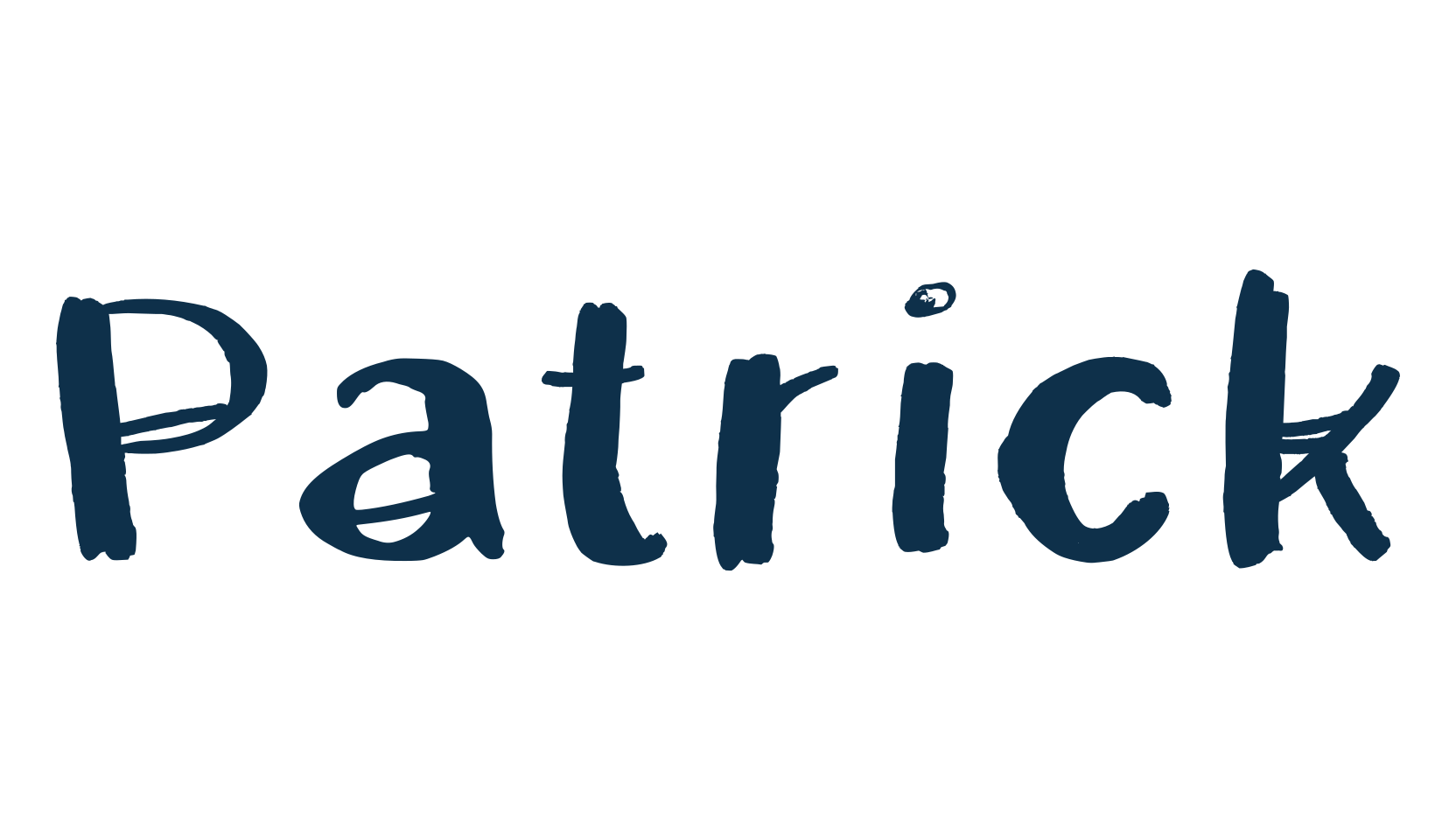 Patrick (patrick2), various font preview