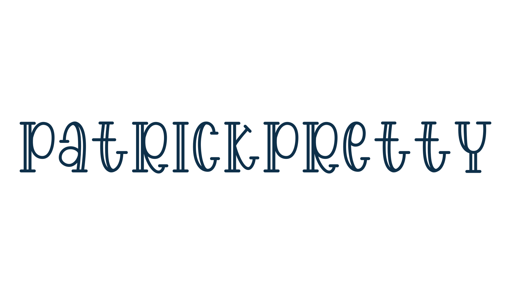 Patrickpretty, handwriting font preview