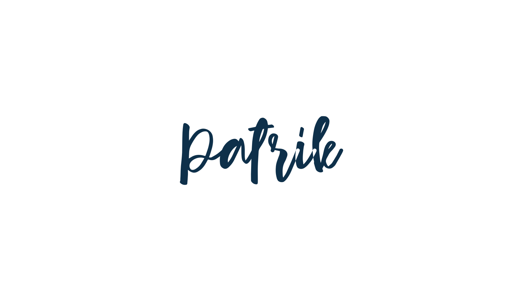Patrik, script brush fancy decorative calligraphy font preview