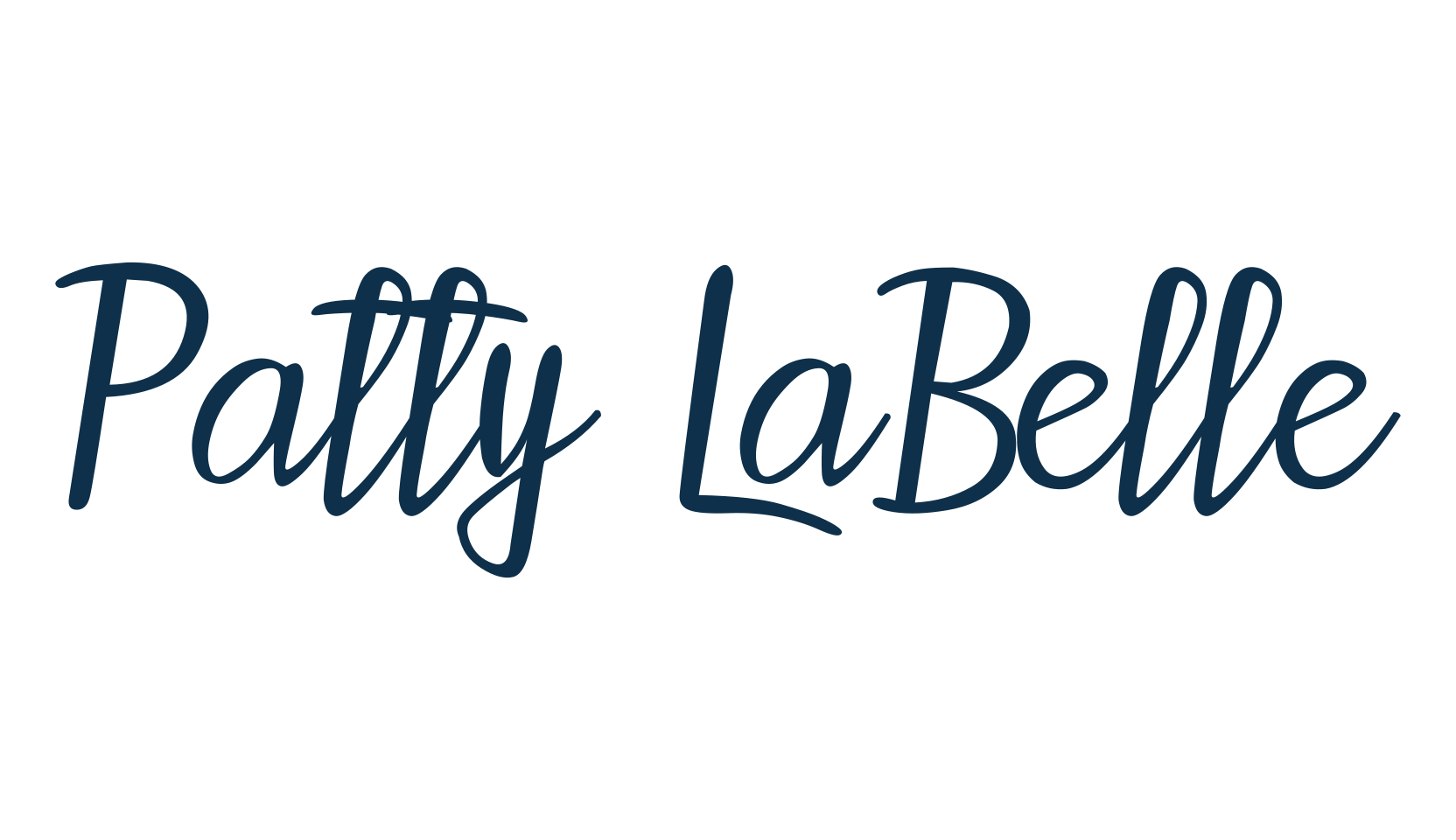 Patty LaBelle, old school font preview