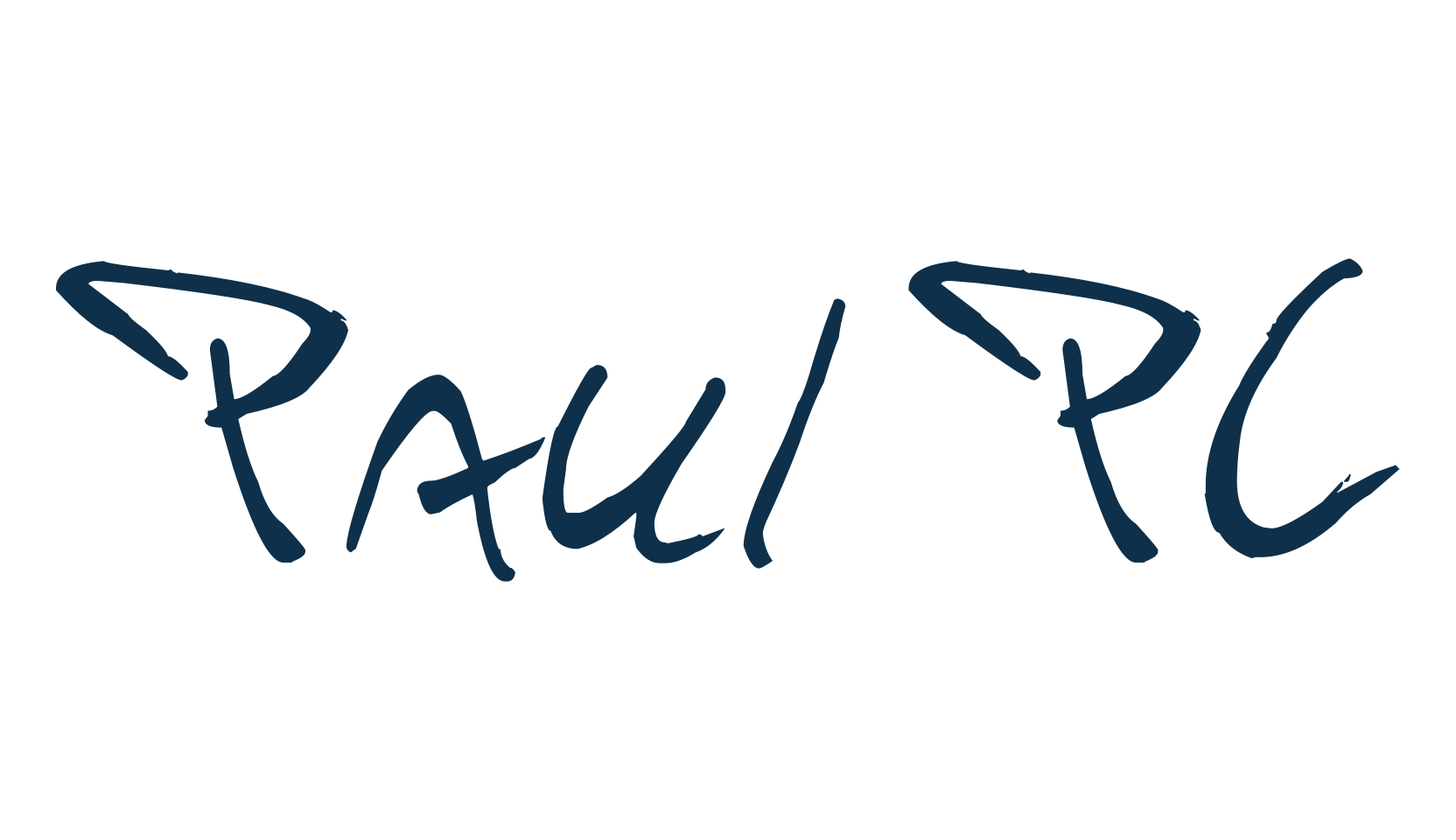 Paul PC, script handwritten fancy decorative calligraphy font preview
