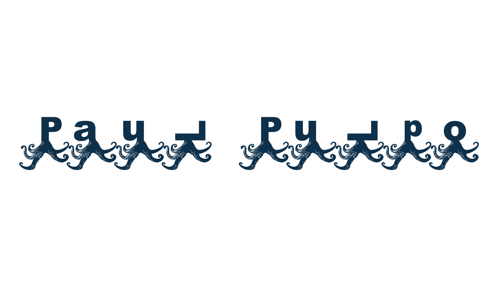 Paul Pulpo, fancy decorative font preview