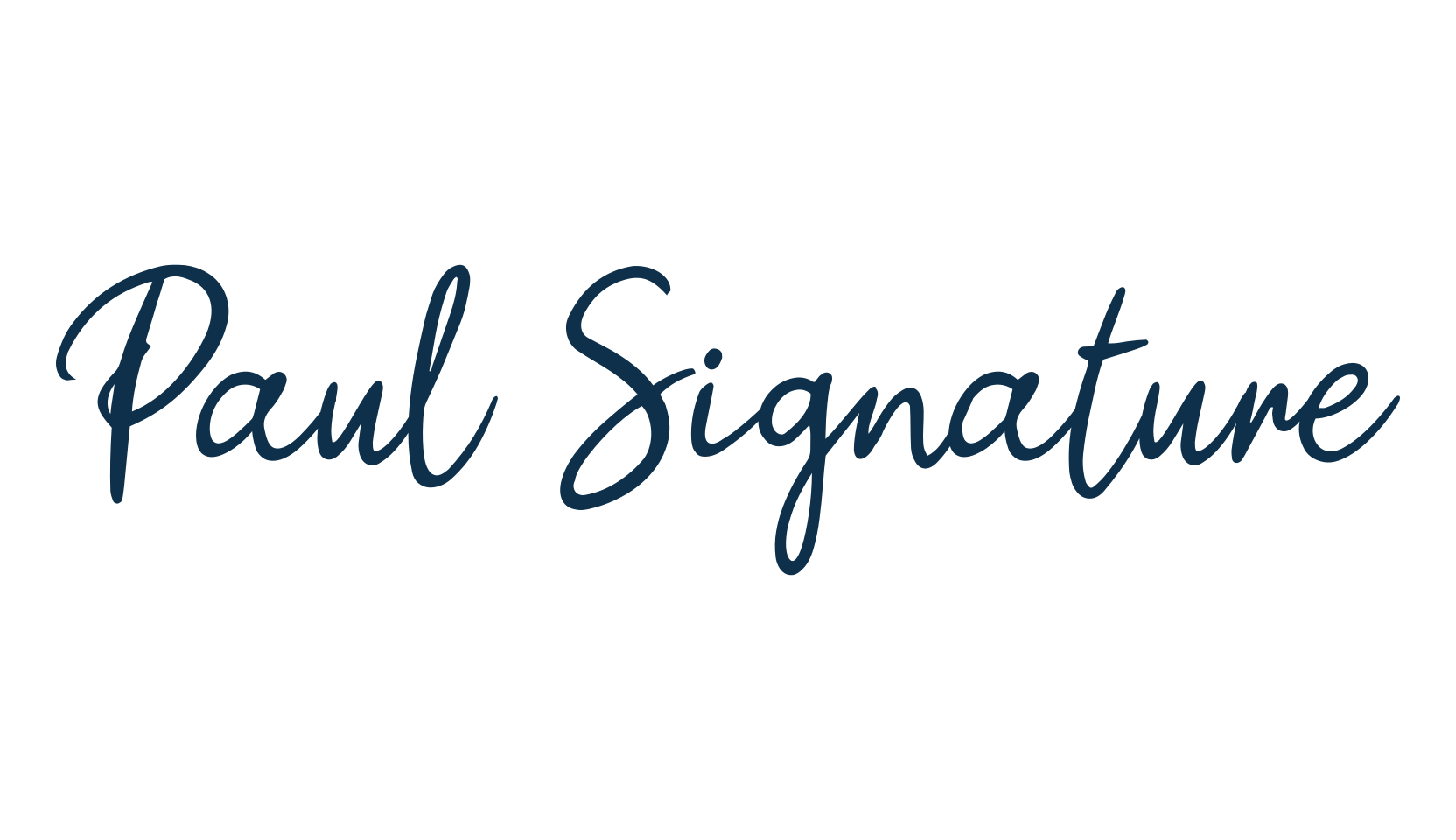 Paul Signature, script handwritten fancy decorative calligraphy font preview
