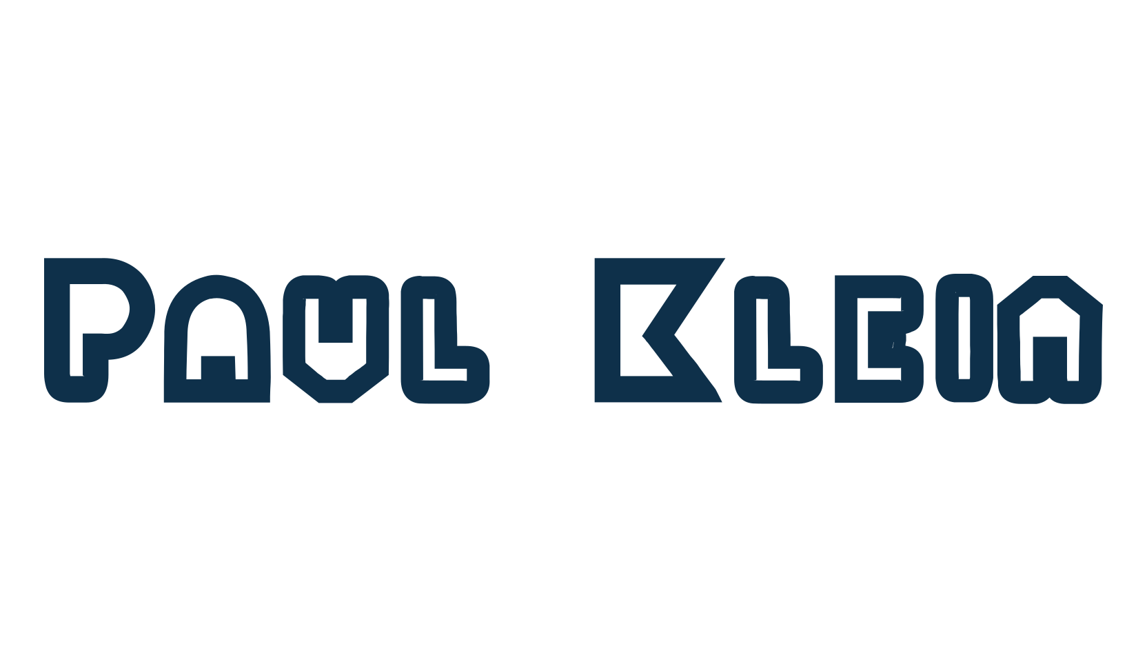 Paul Klein, decorative font preview
