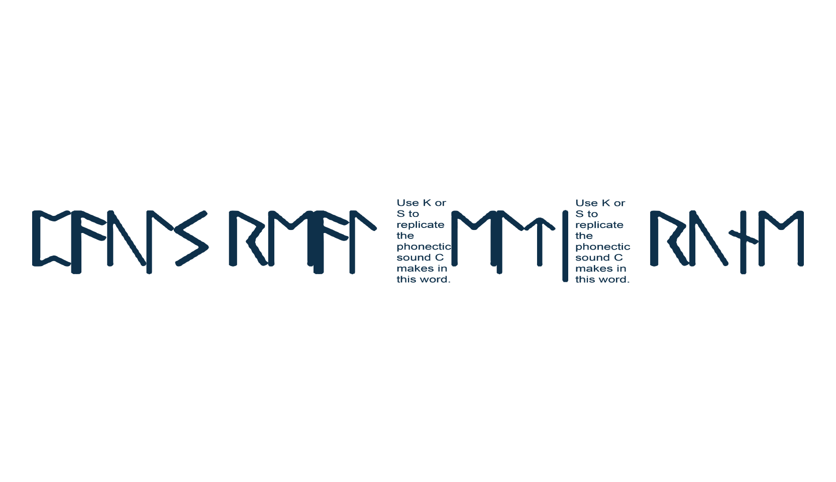 Pauls Real Celtic Rune, fancy decorative font preview