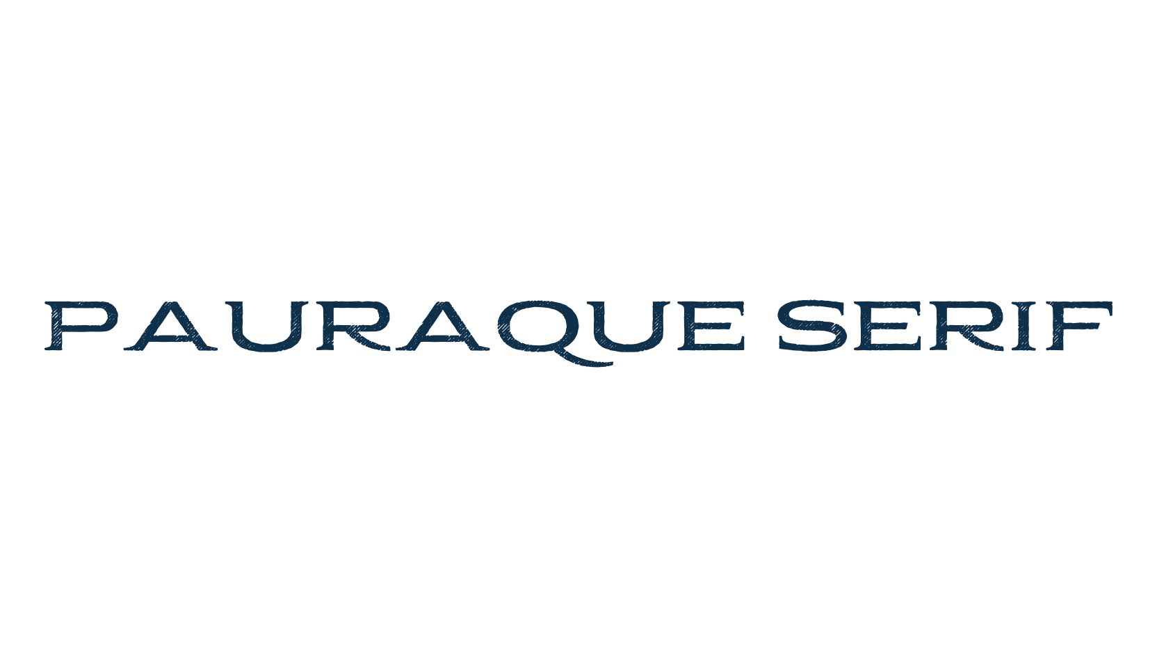 Pauraque Serif, basic serif font preview