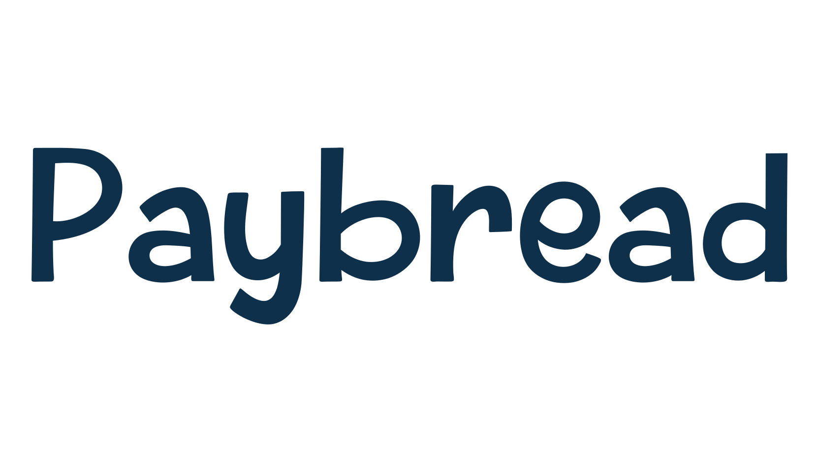 Paybread, cartoon font preview