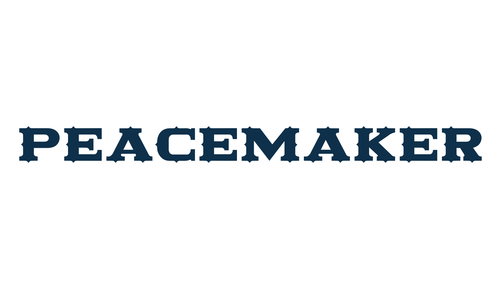Peacemaker, fancy western decorative font preview