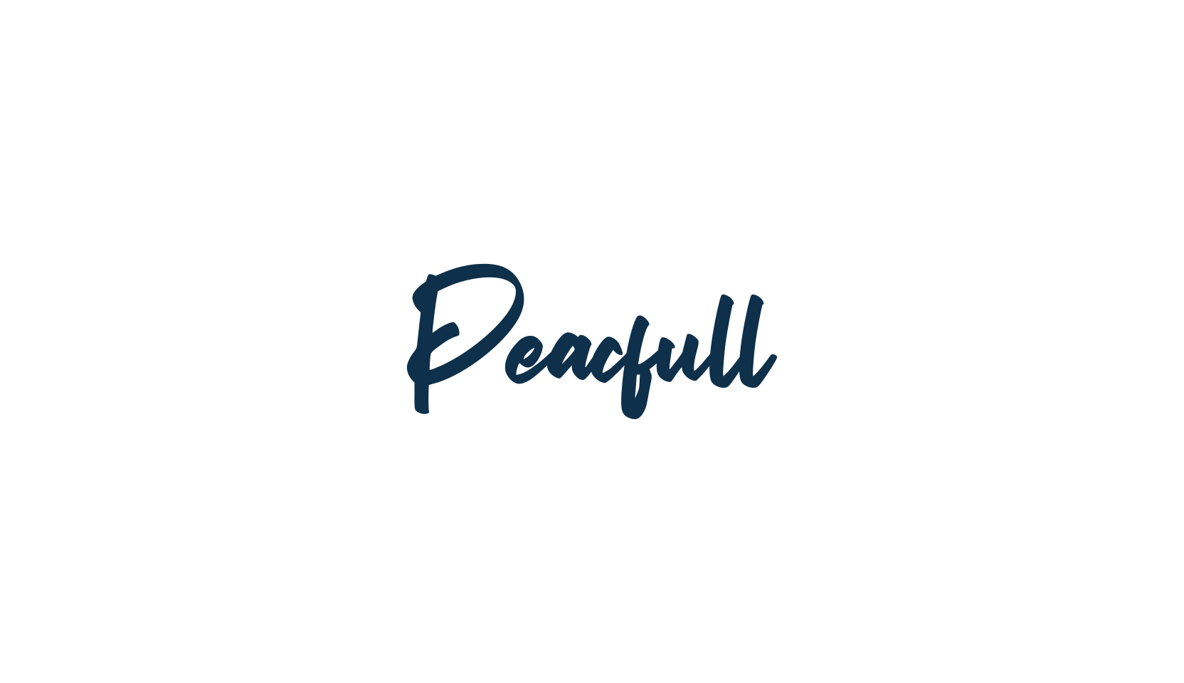 Peacfull, fancy various decorative font preview