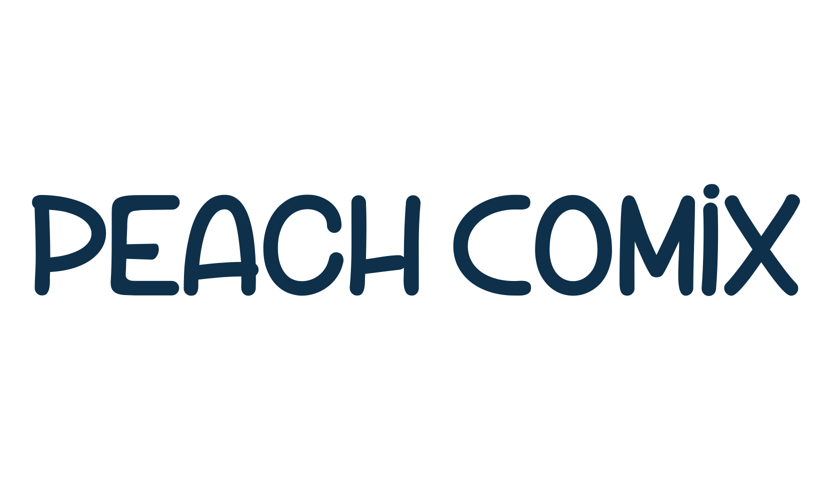 Peach Comix, fancy cartoon decorative comic font preview