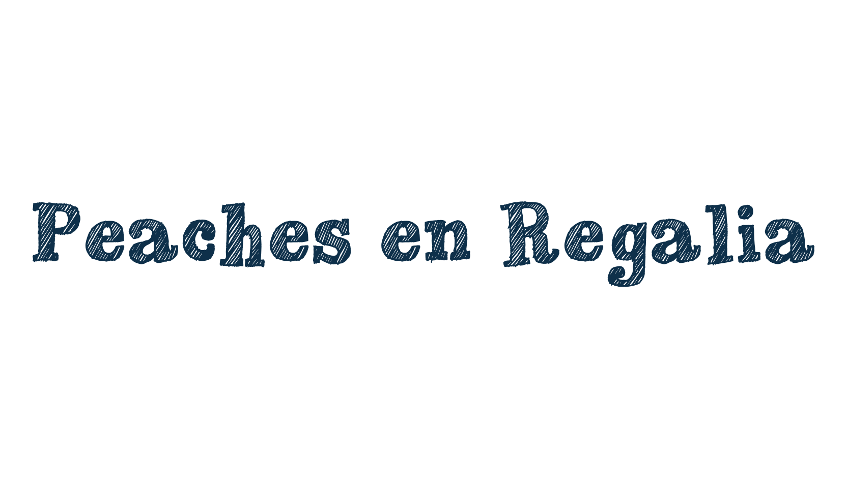 Peaches en Regalia, fancy various decorative font preview