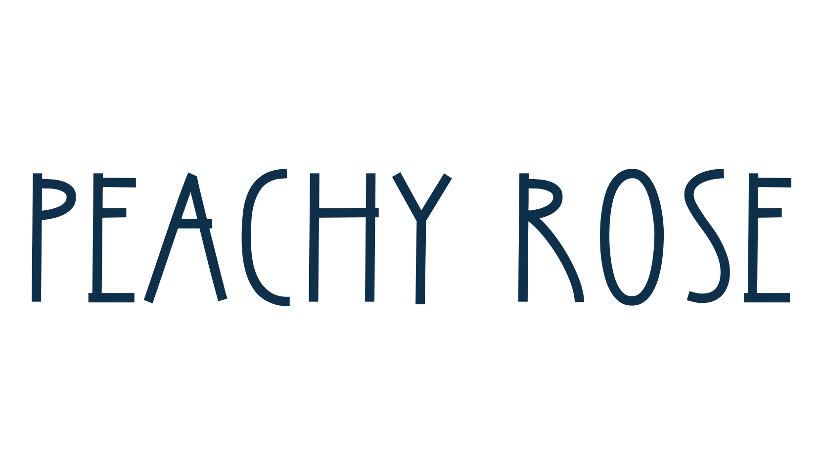 Peachy Rose, fancy various decorative script calligraphy font preview