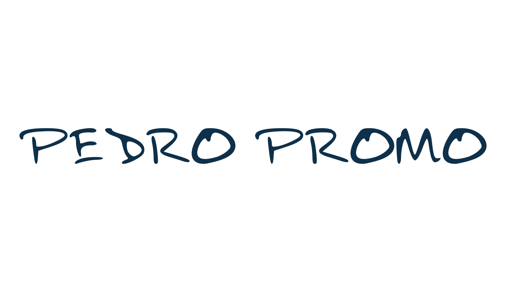 Pedro Promo, script handwritten fancy decorative calligraphy font preview