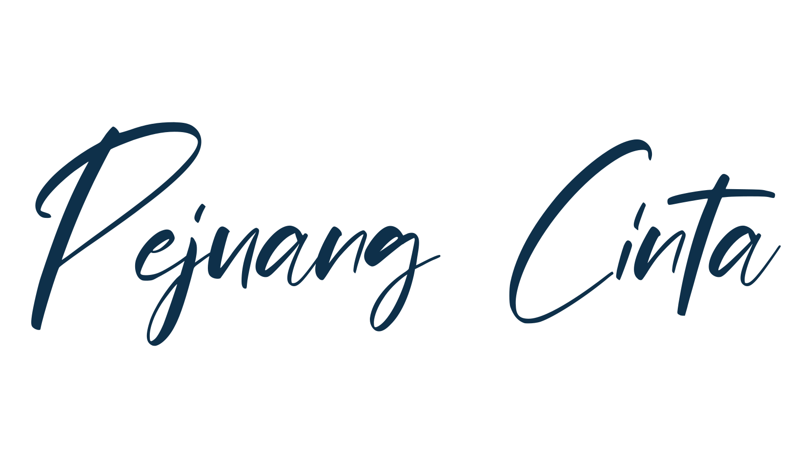 Pejuang Cinta, script handwritten fancy decorative calligraphy font preview
