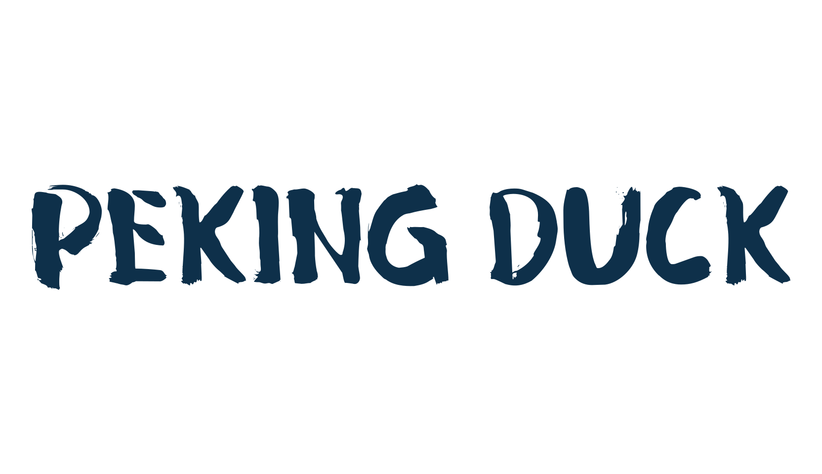 Peking Duck, foreign look chinese, jpn font preview