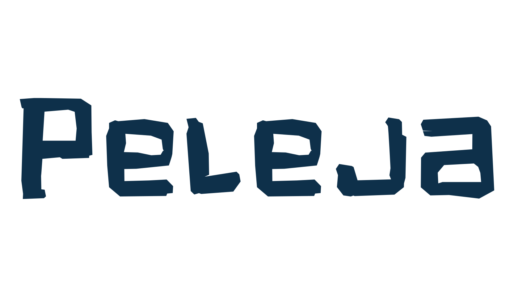 Peleja, fancy eroded decorative font preview