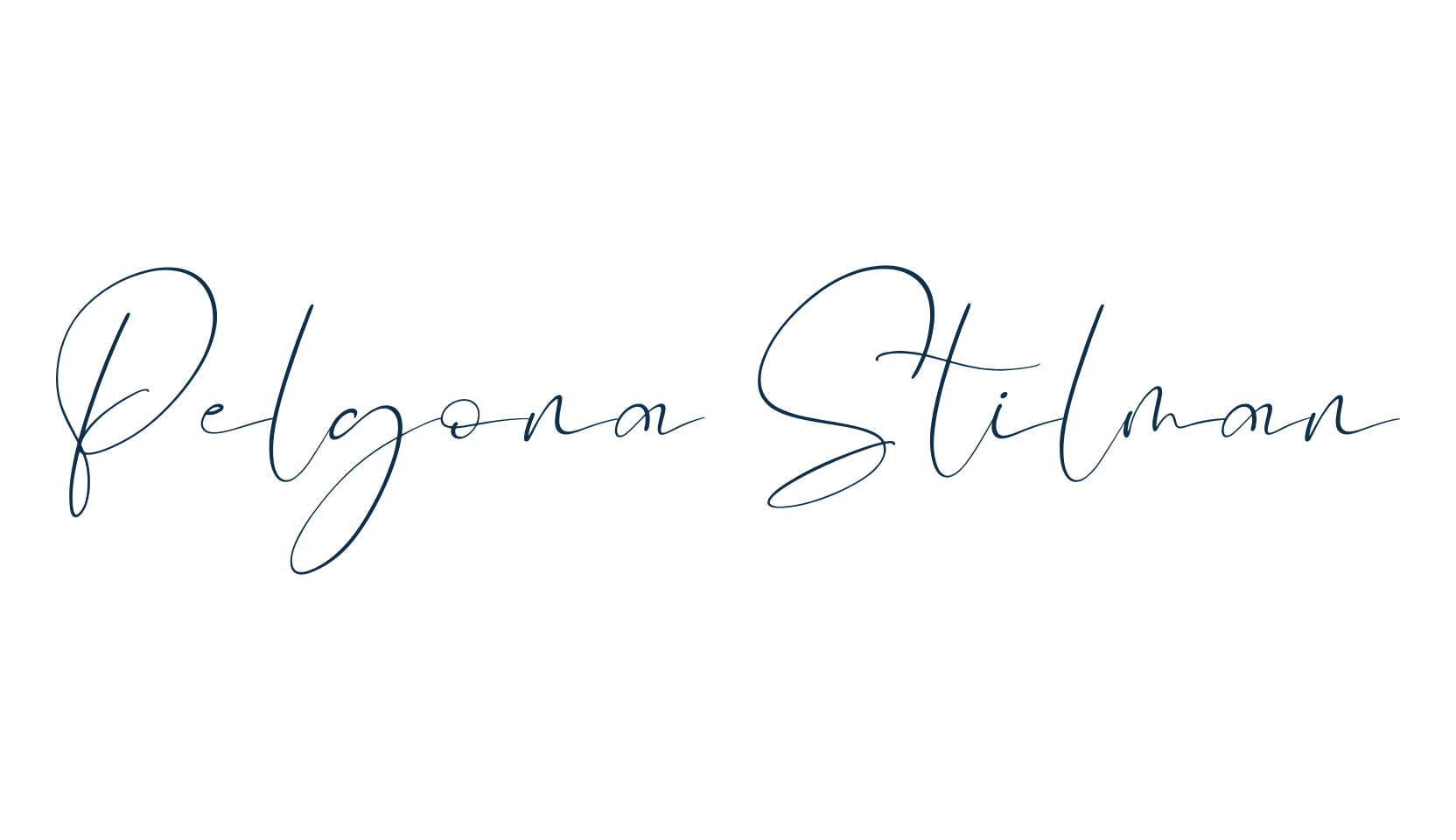 Pelgona Stilman, script handwritten fancy decorative calligraphy font preview