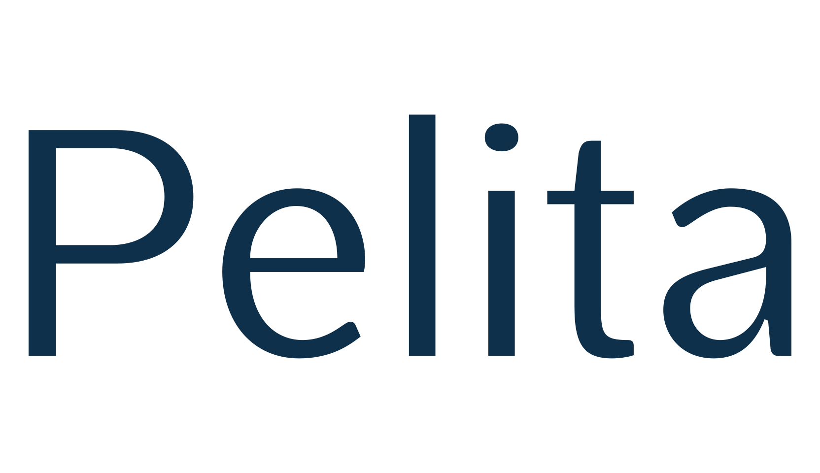 Pelita, basic sans serif font preview