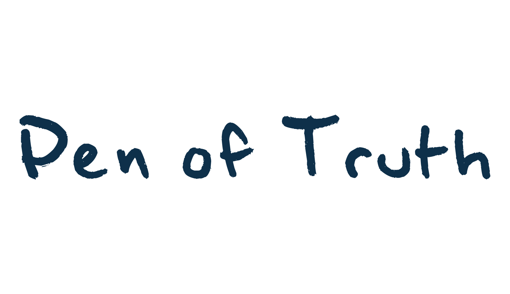 Pen of Truth, script handwritten fancy decorative calligraphy font preview