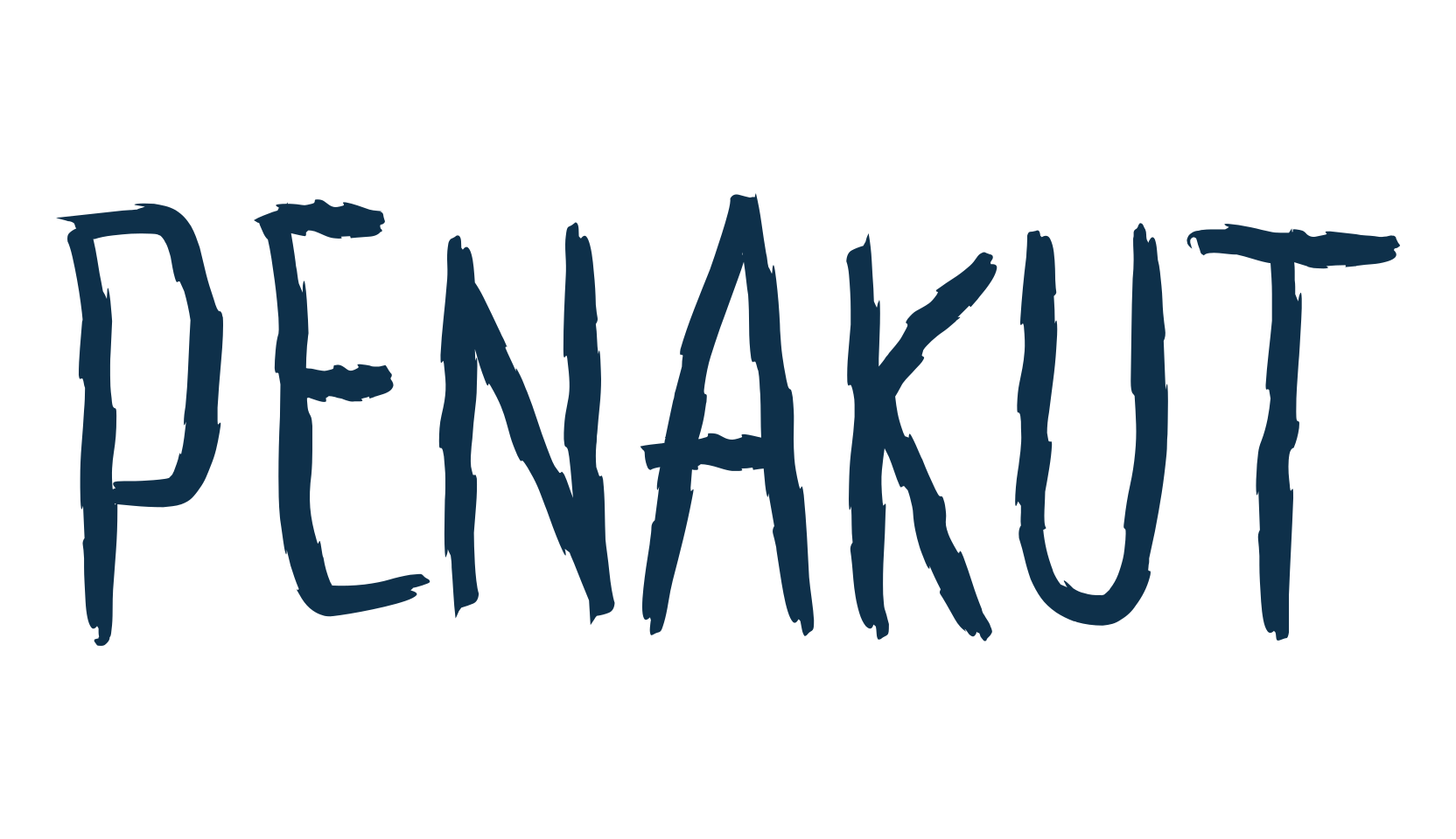 Penakut, halloween font preview