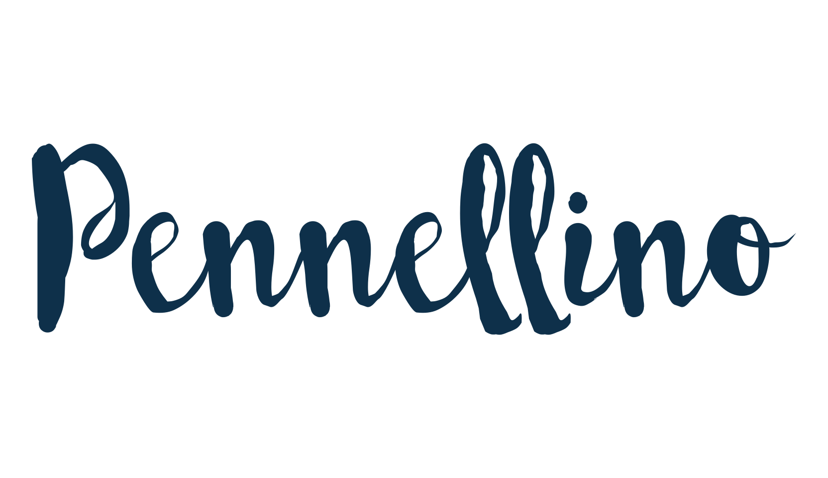 Pennellino, brush font preview