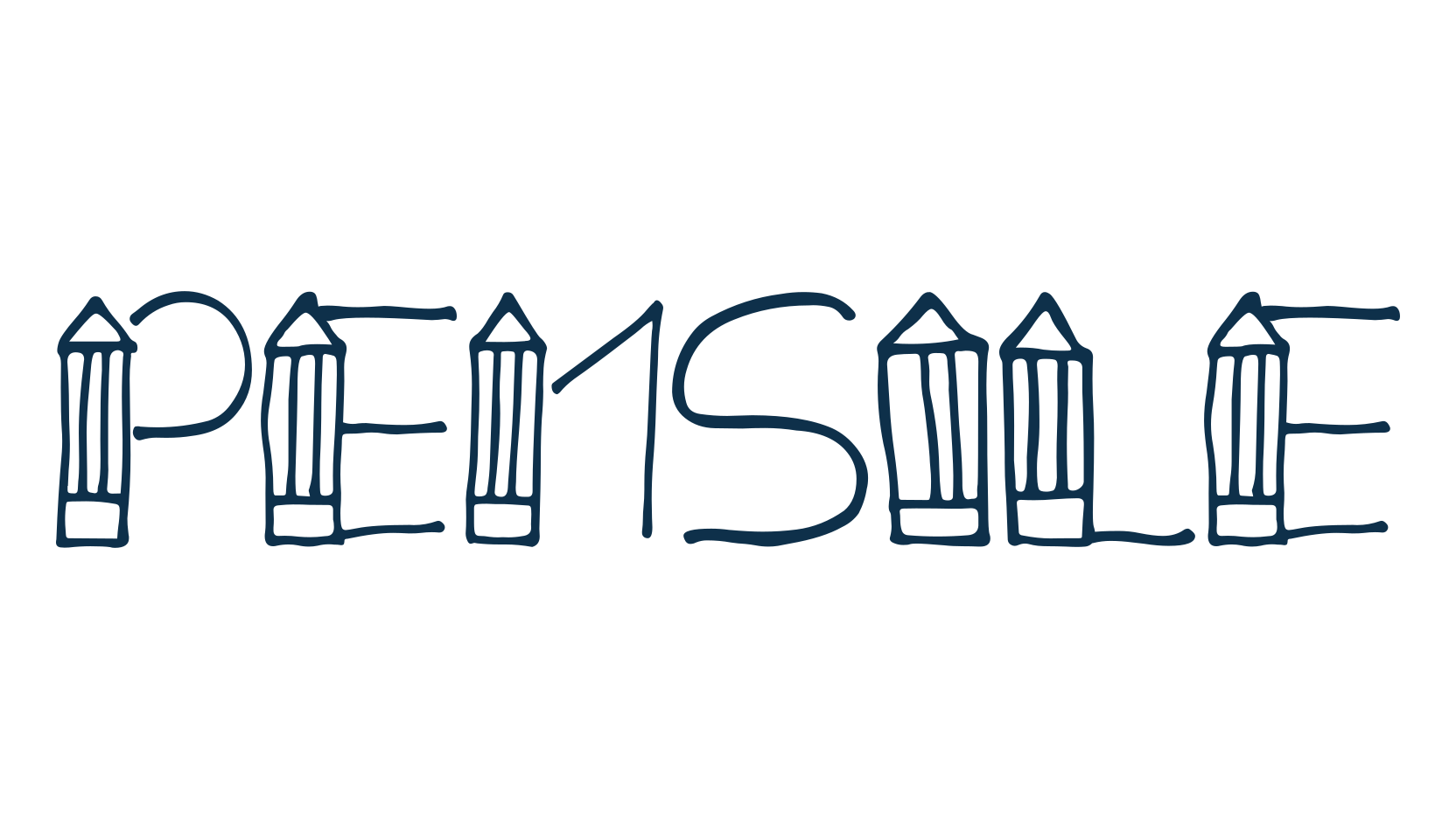 Pensile, fancy decorative font preview