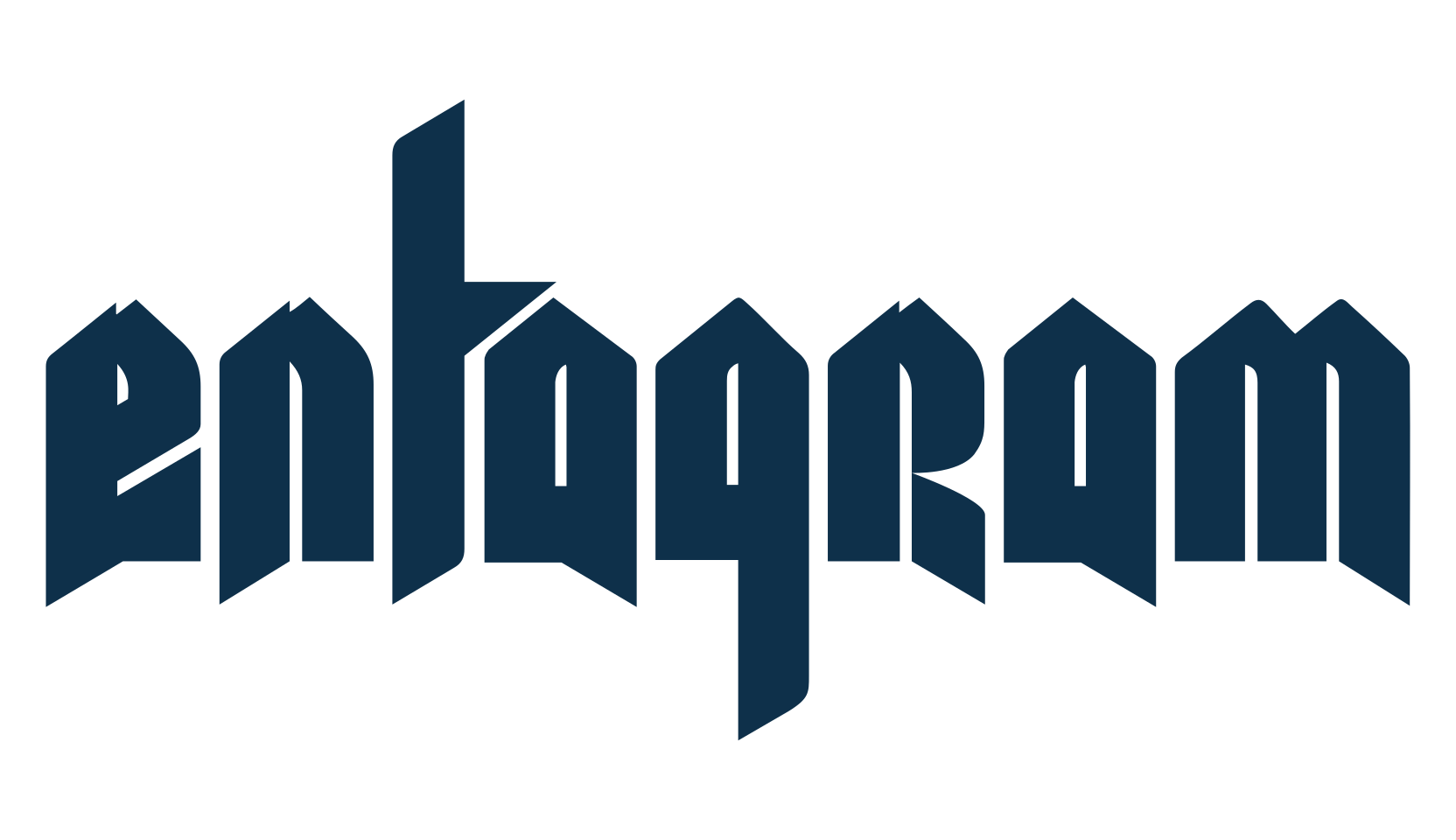 Pentagram, gothic modern font preview
