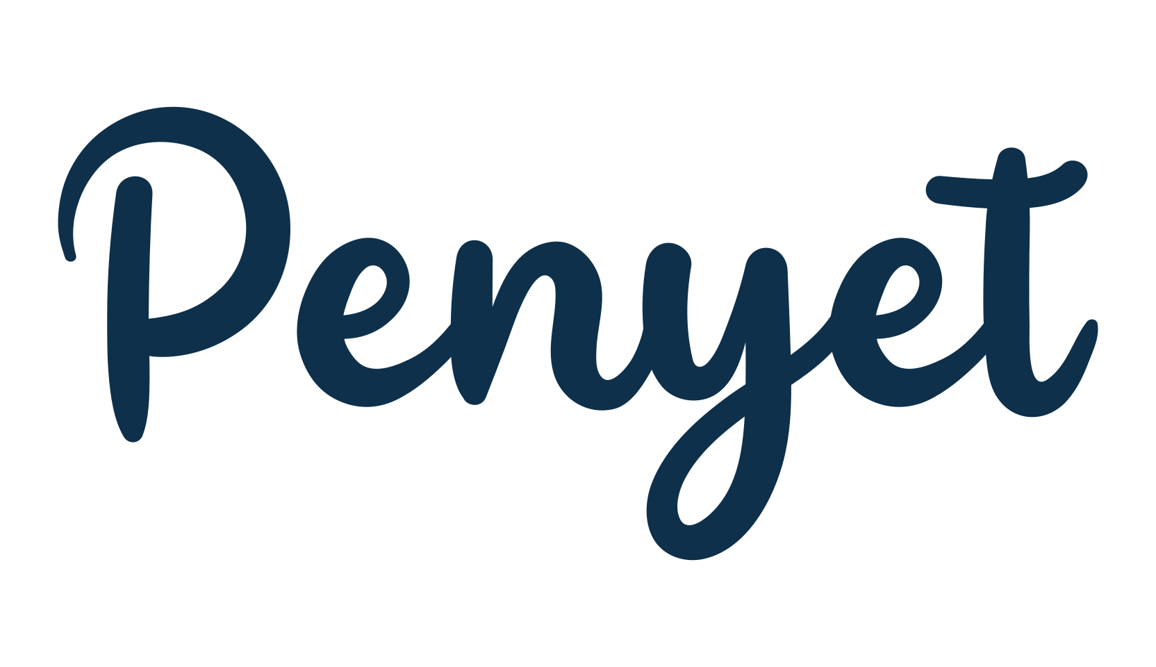 Penyet, handwriting font preview