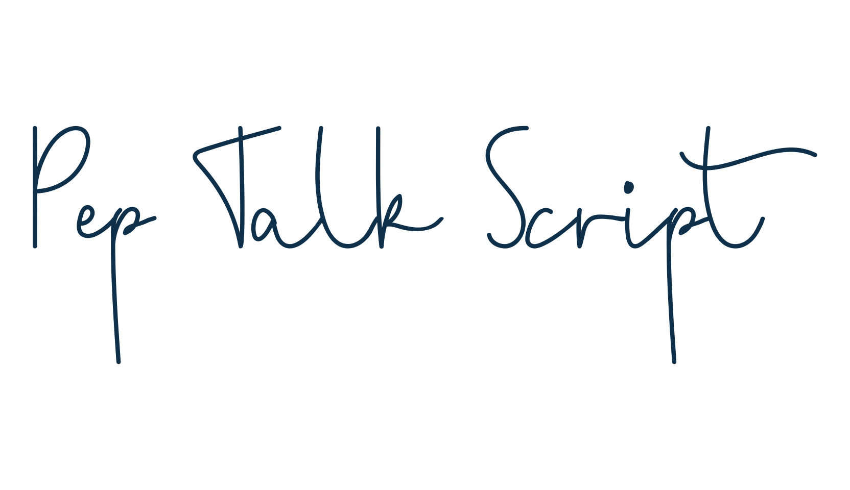 Pep Talk Script, script handwritten fancy decorative calligraphy font preview
