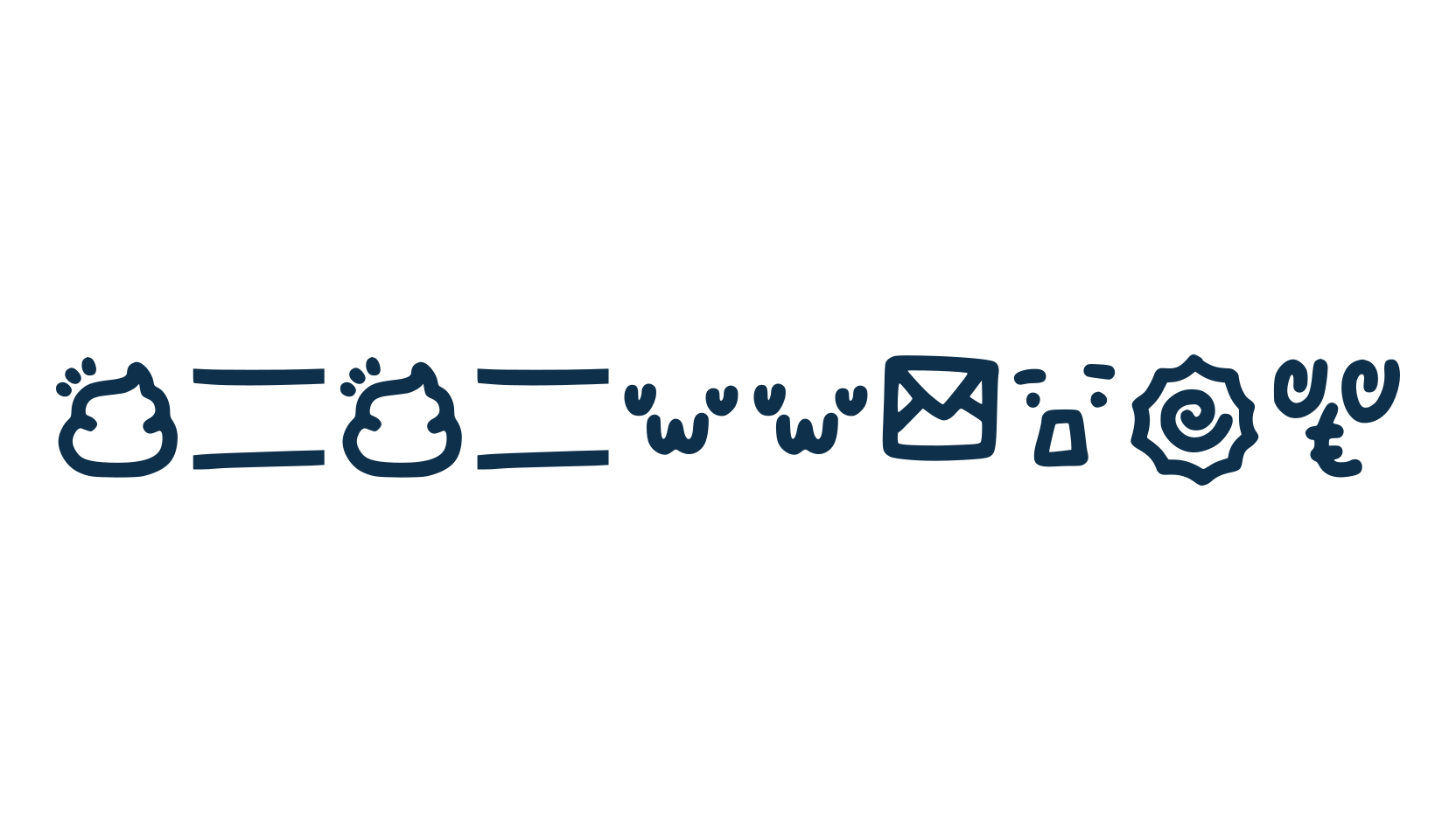 Peperritos, handwriting font preview