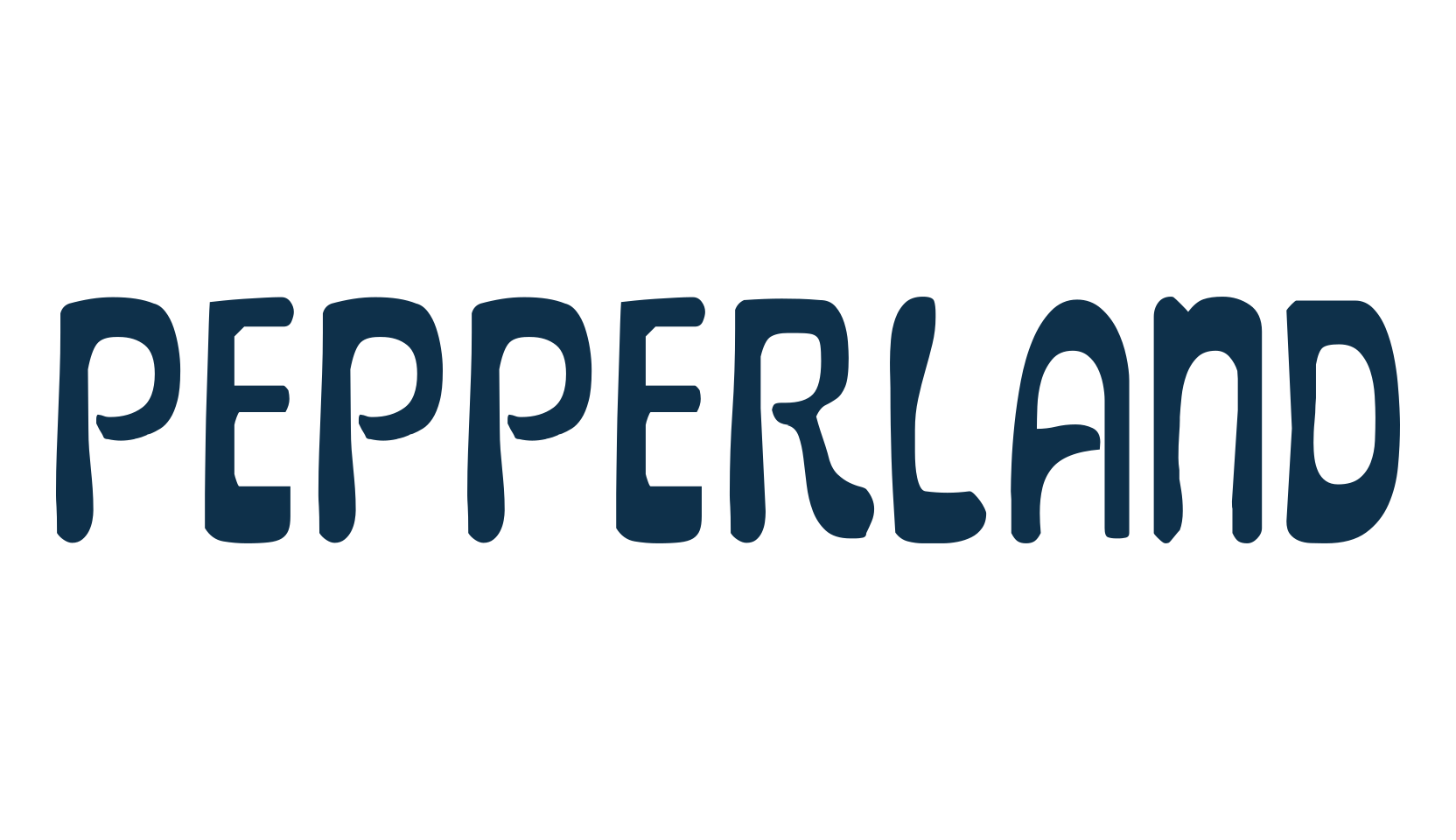 Pepperland, retro font preview