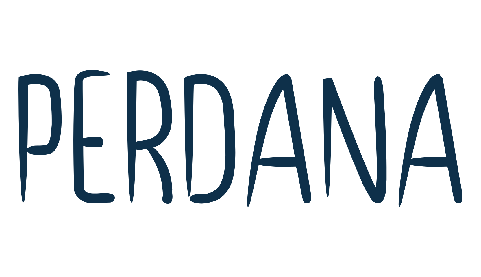 Perdana, various font preview