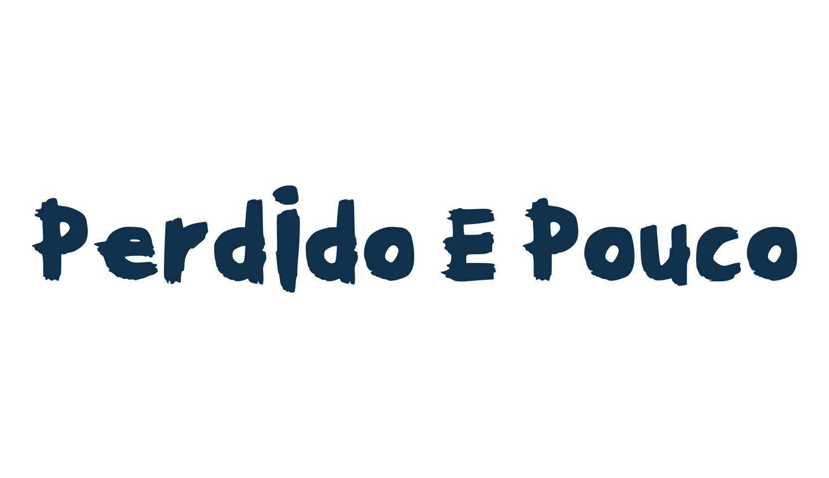 Perdido E Pouco, script brush fancy decorative calligraphy font preview