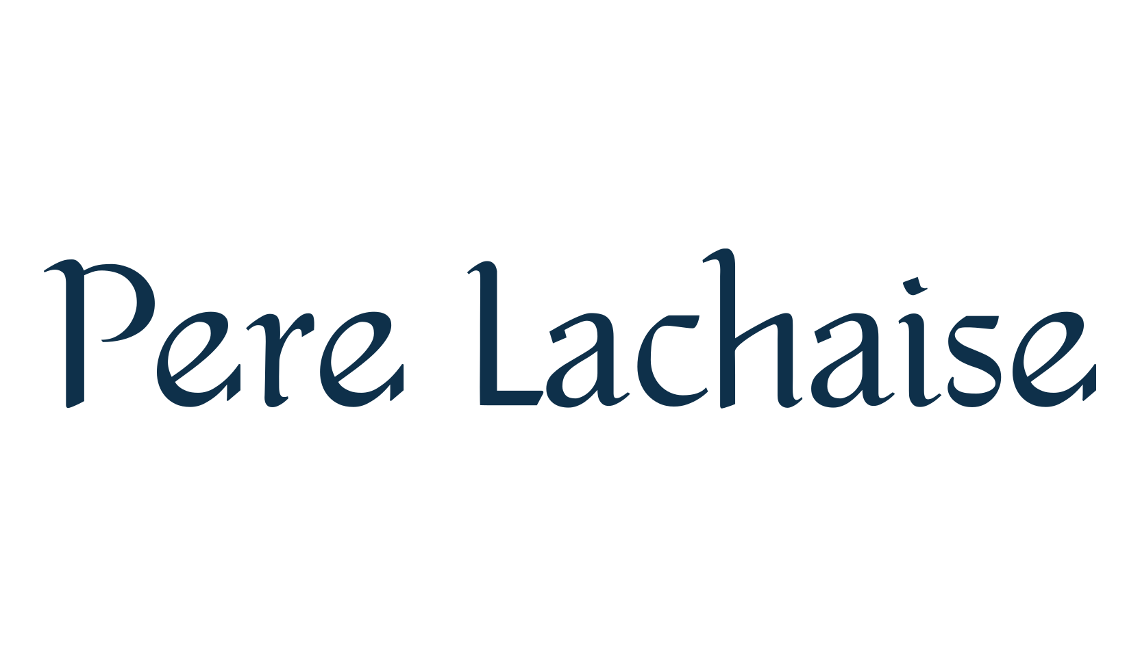 Pere Lachaise, fancy various basic font preview