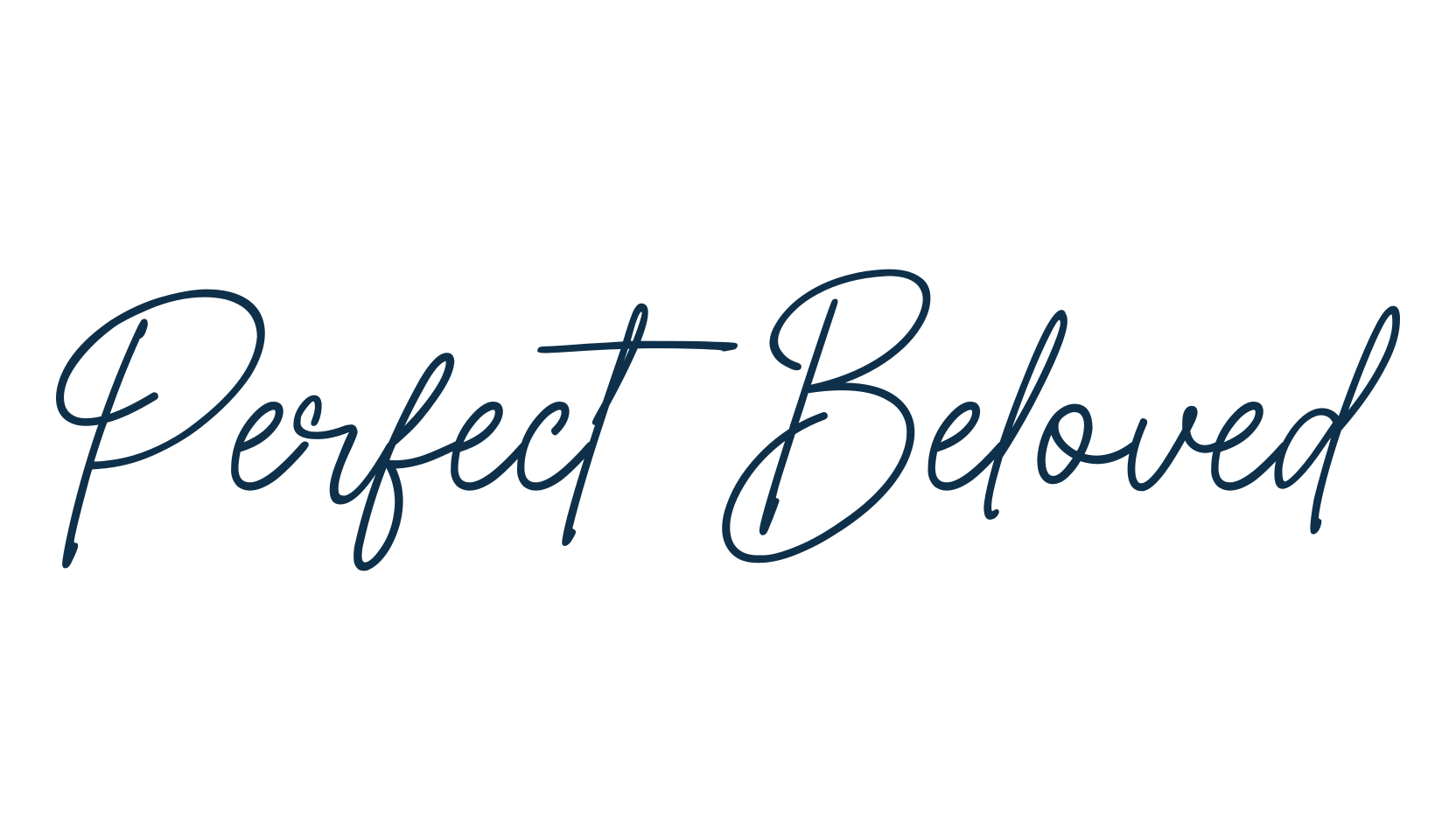 Perfect Beloved, handwriting font preview