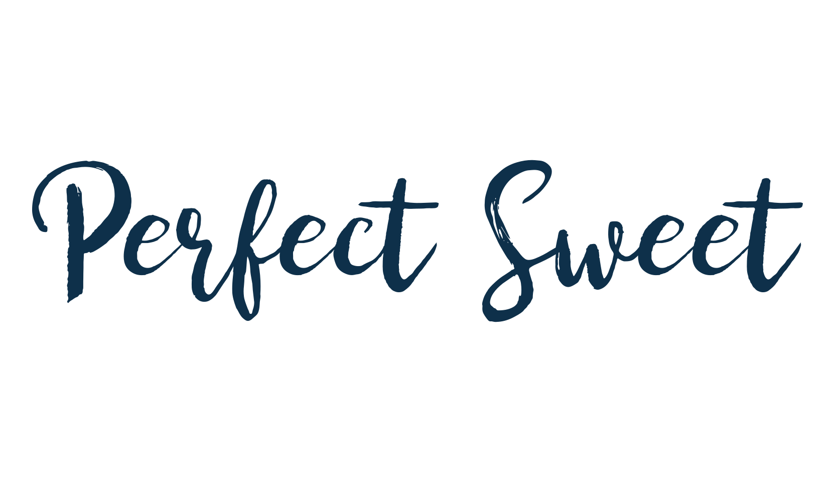Perfect Sweet, script brush fancy decorative calligraphy font preview
