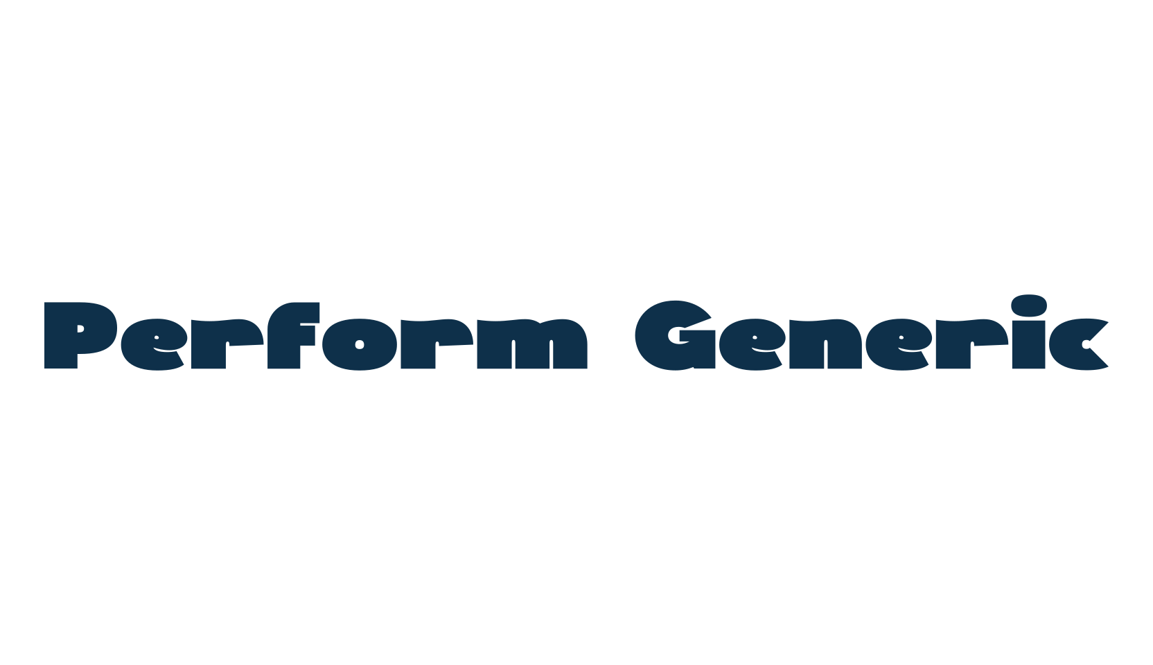Perform Generic, sans serif font preview