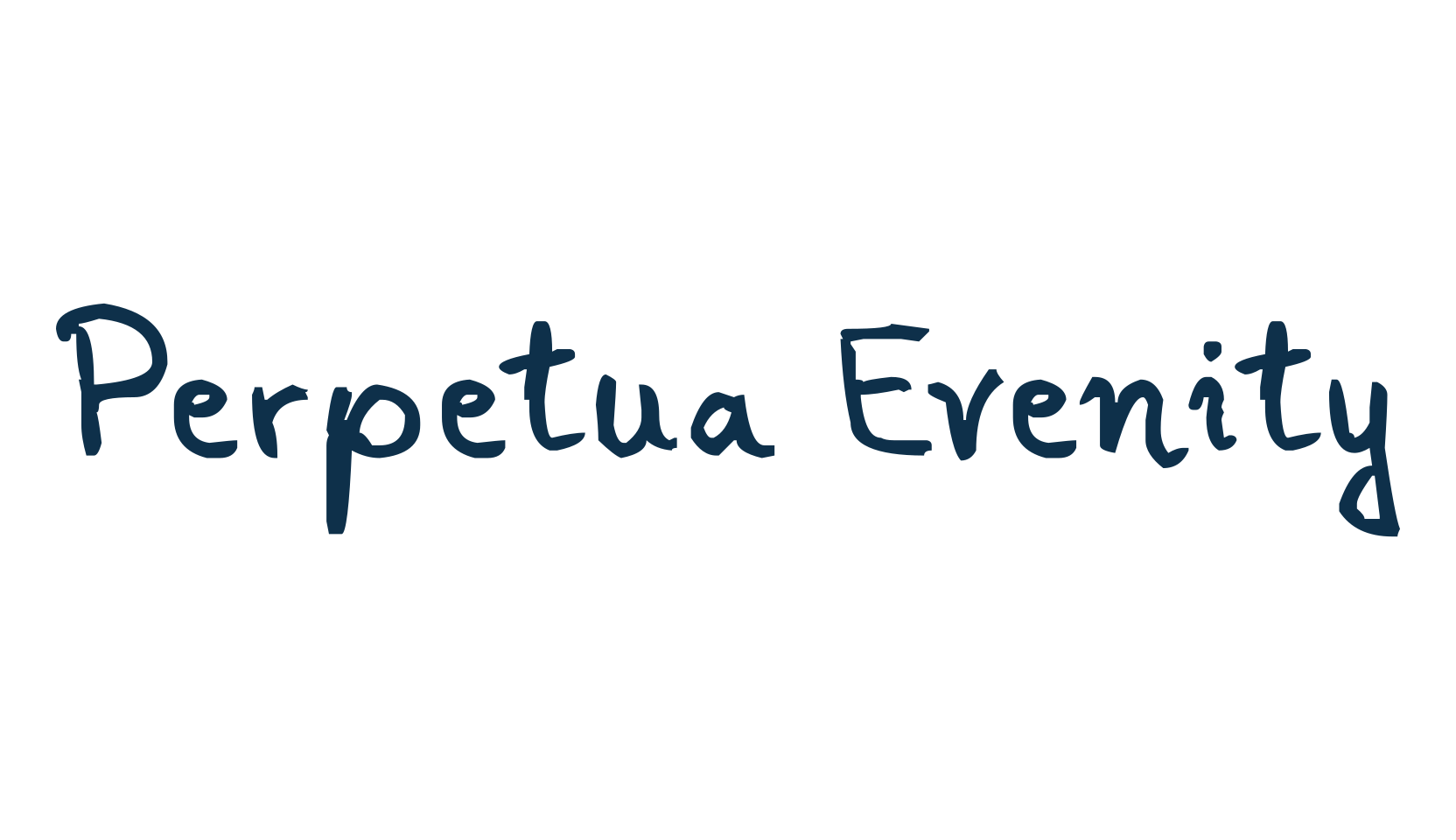 Perpetua Evenity, handwriting font preview