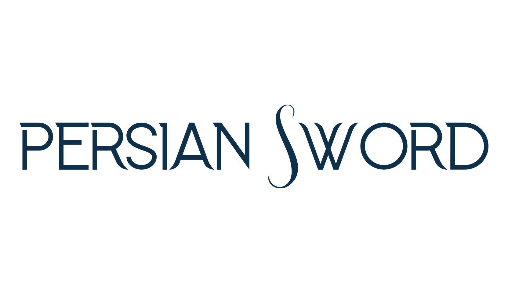 Persian Sword, modern font preview