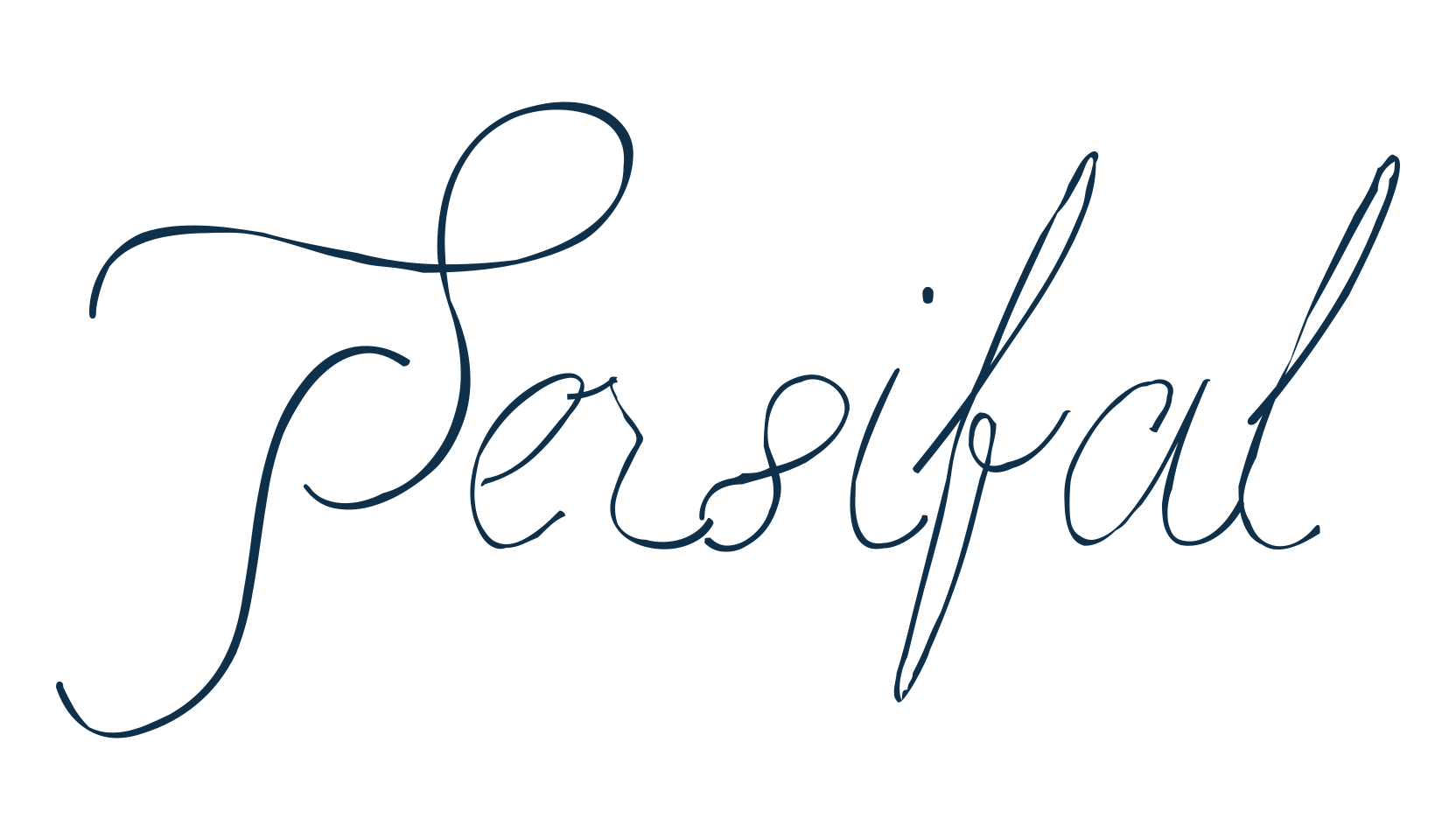 Persifal, calligraphy font preview