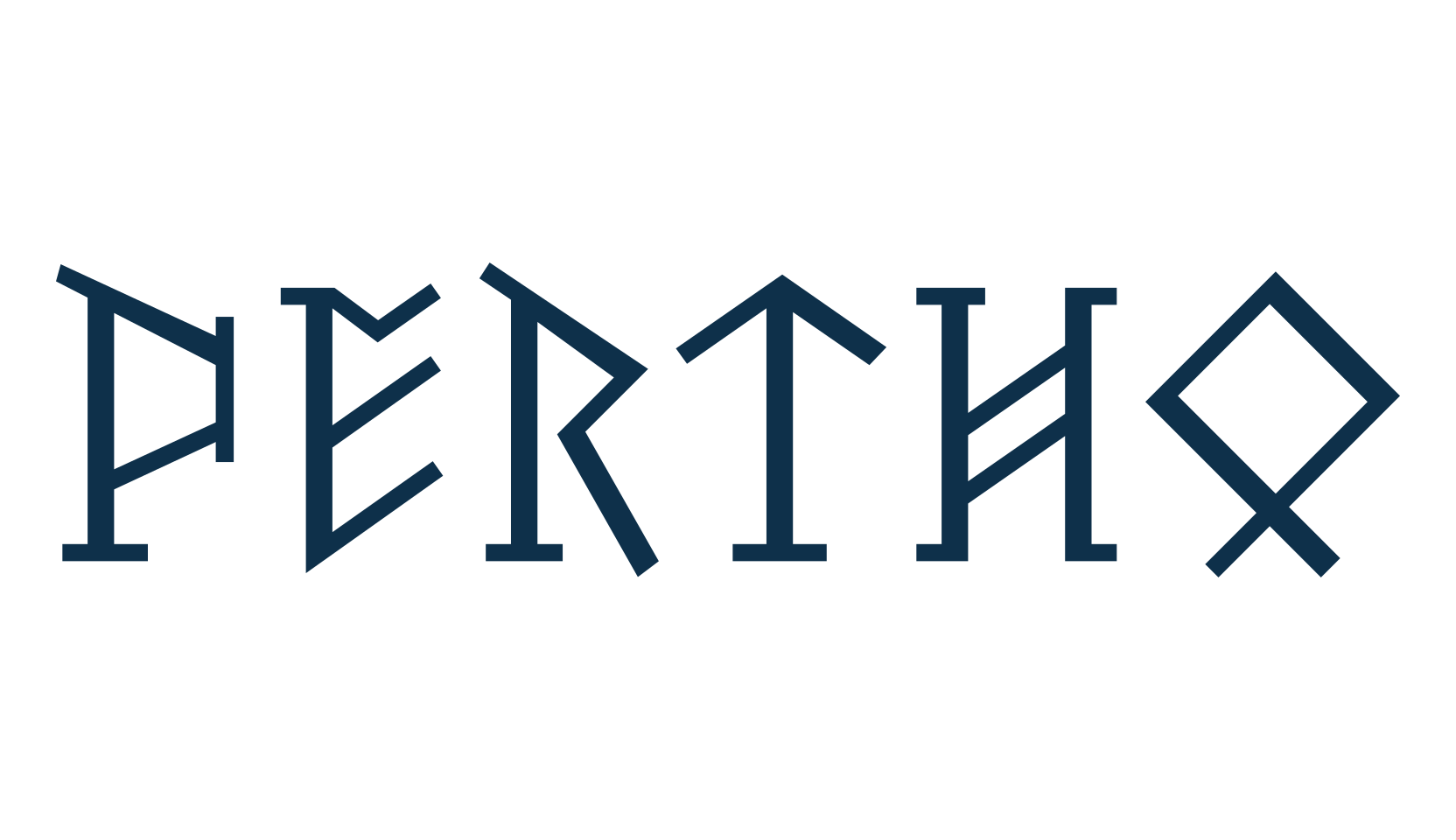 Pertho, roman, greek font preview