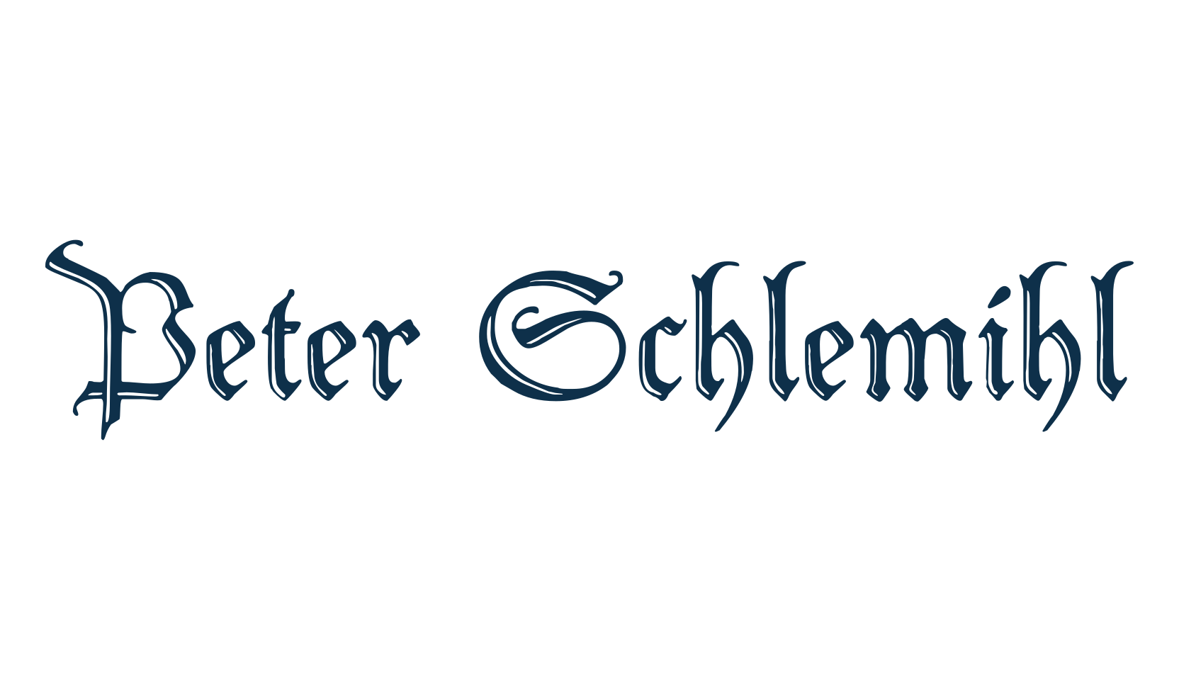 Peter Schlemihl, gothic medieval font preview