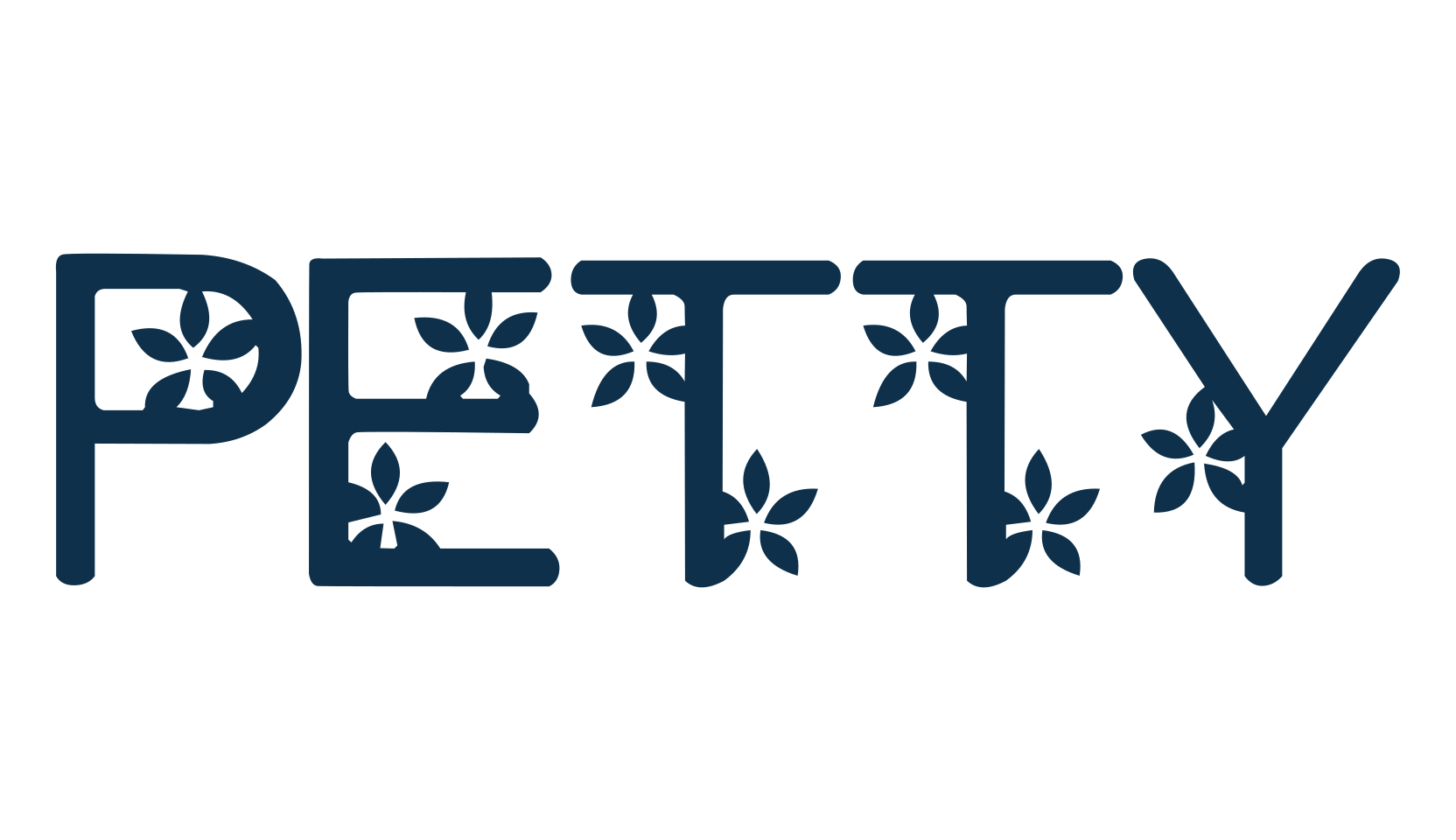 Petty1.0, decorative font preview