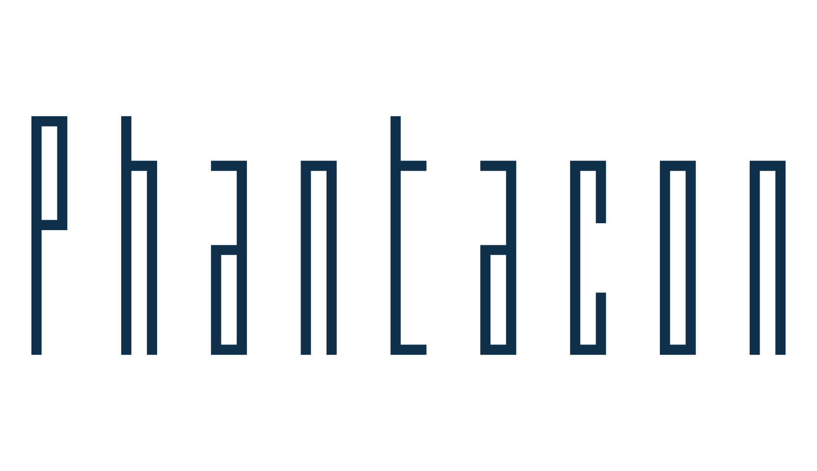 Phantacon, fancy various techno sci-fi font preview
