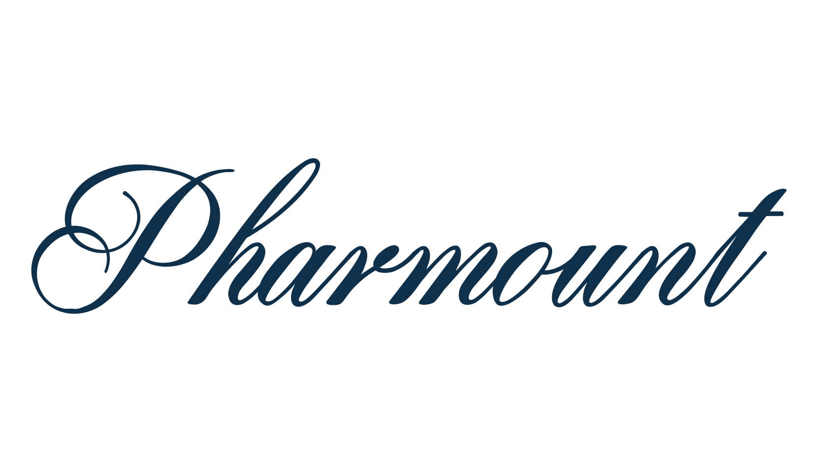 Pharmount, calligraphy font preview