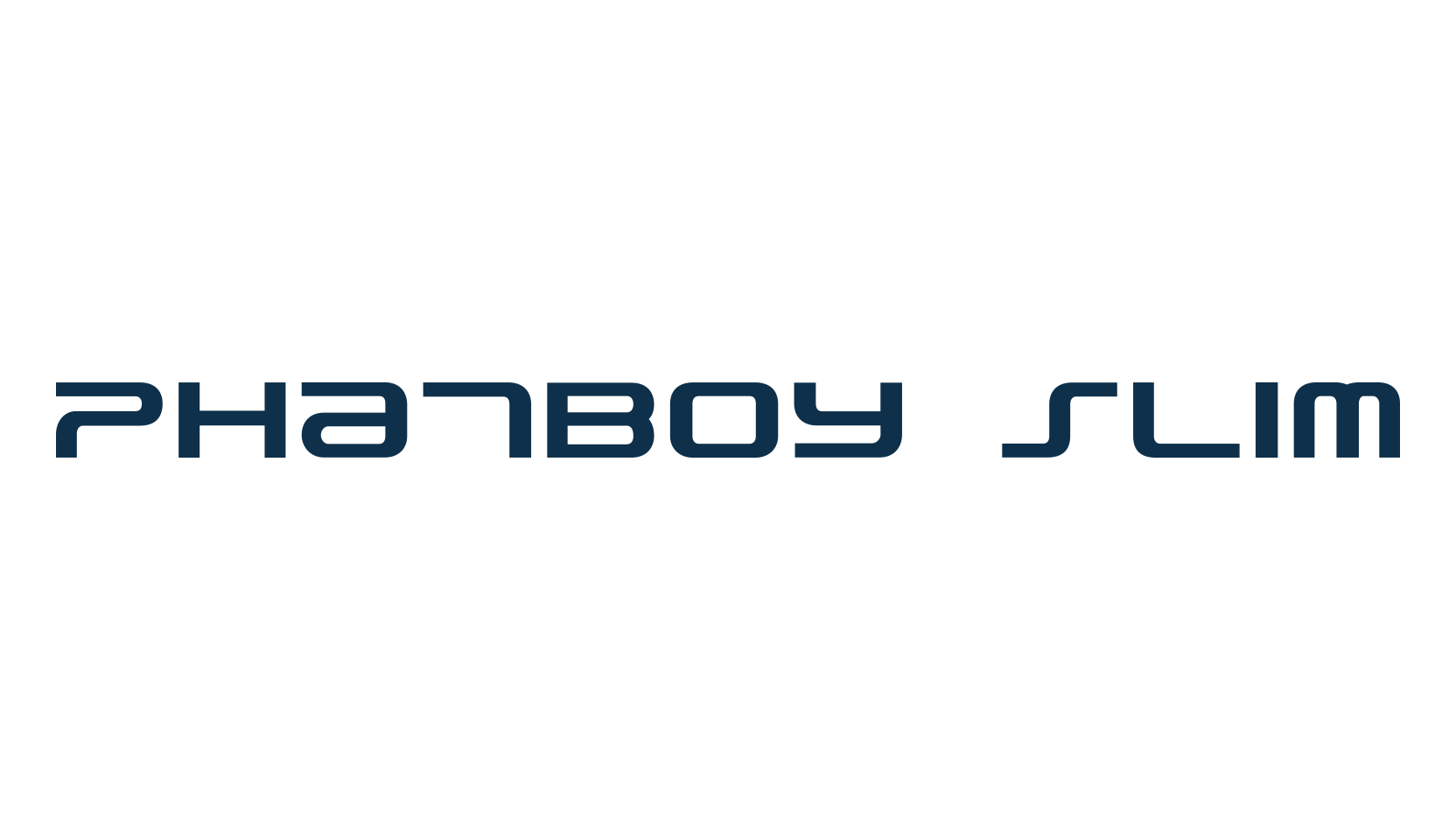 PhatBoy Slim, sci-fi font preview