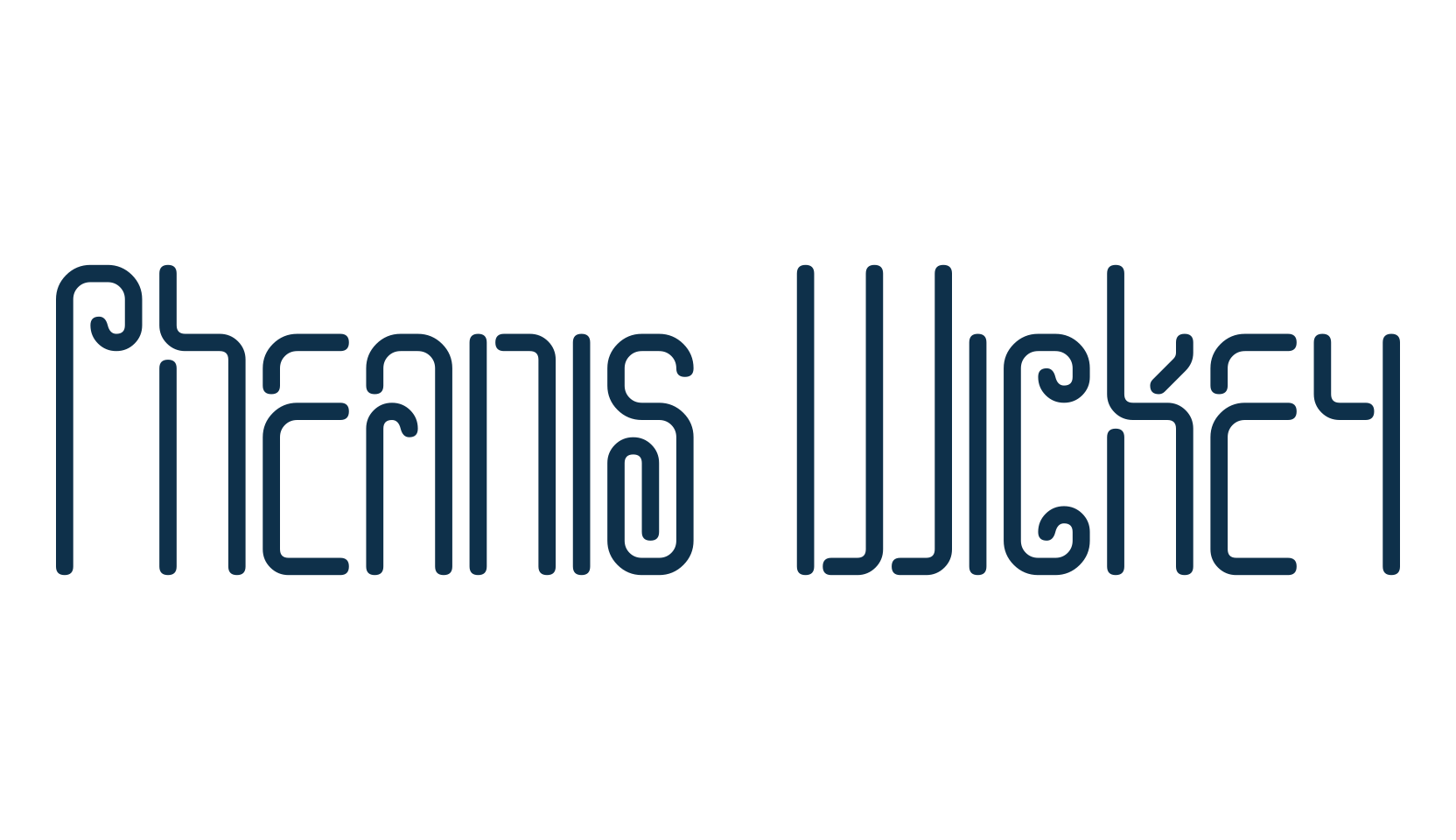 Pheanis Wickey, various font preview