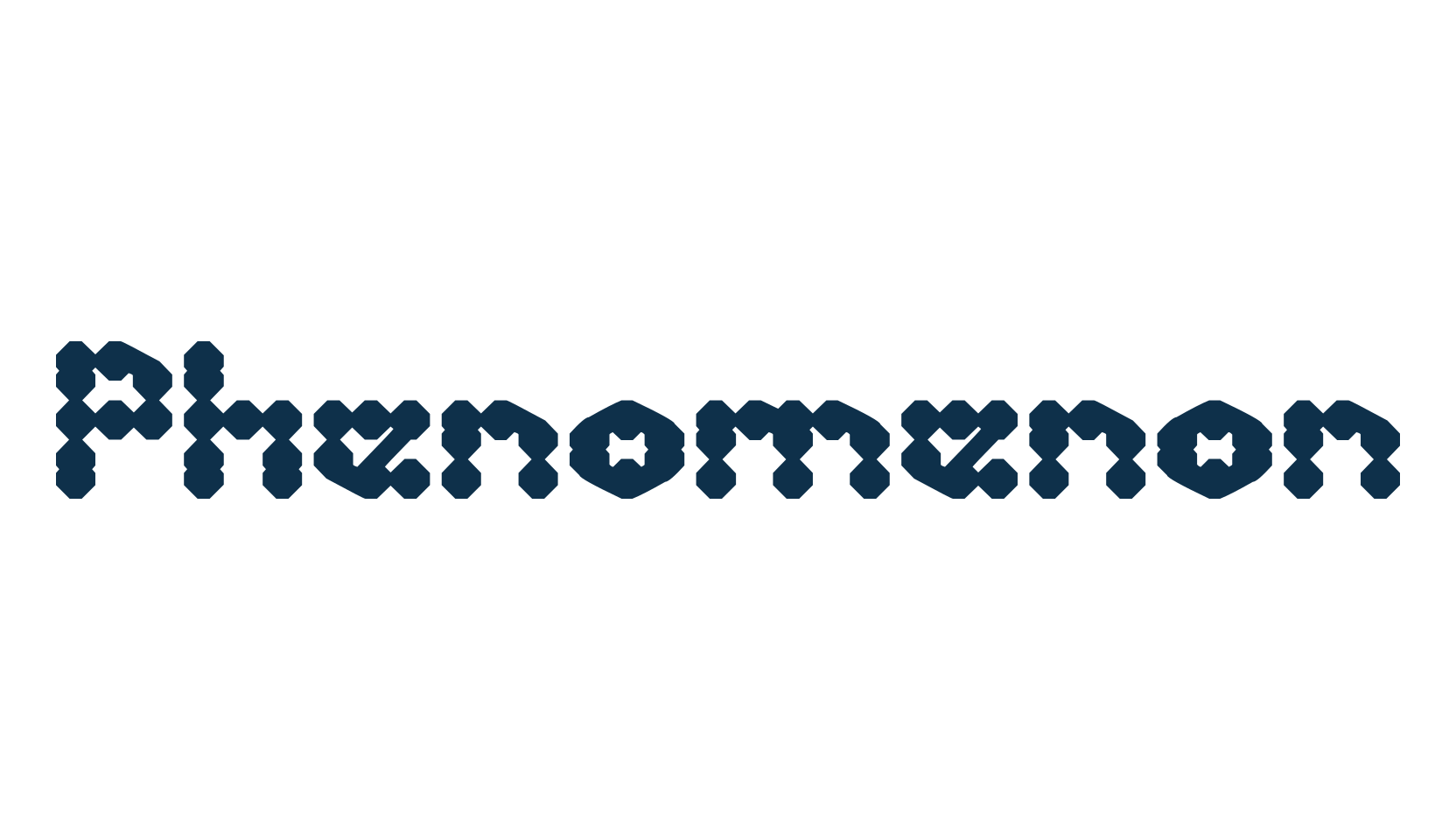 Phenomenon, techno sci-fi font preview