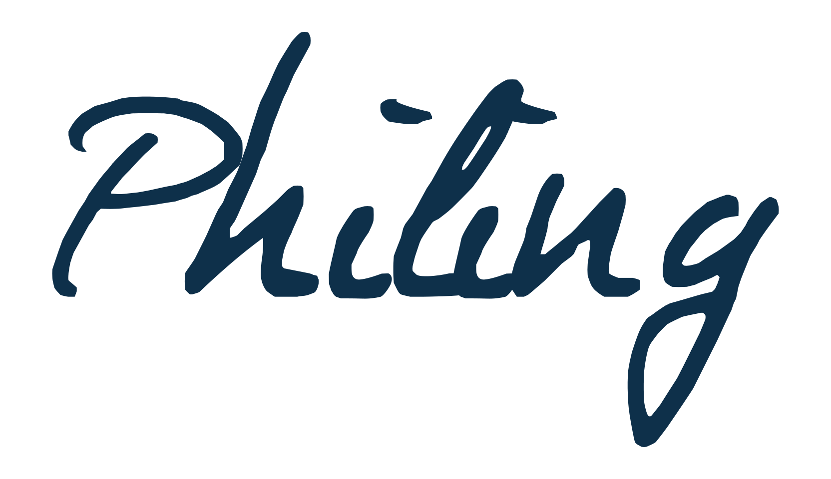Philing, handwriting font preview
