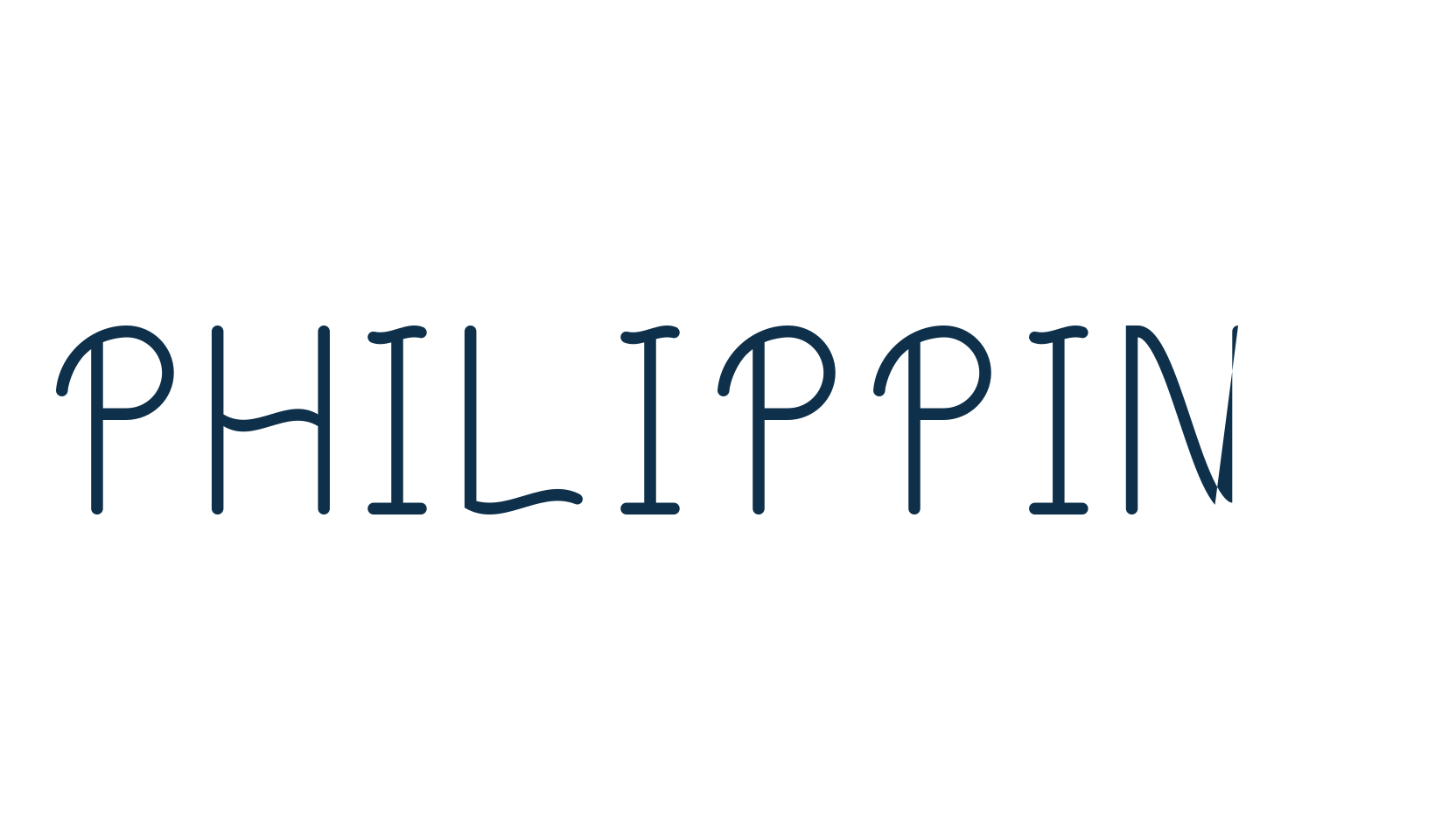 Philippine, fancy various decorative font preview